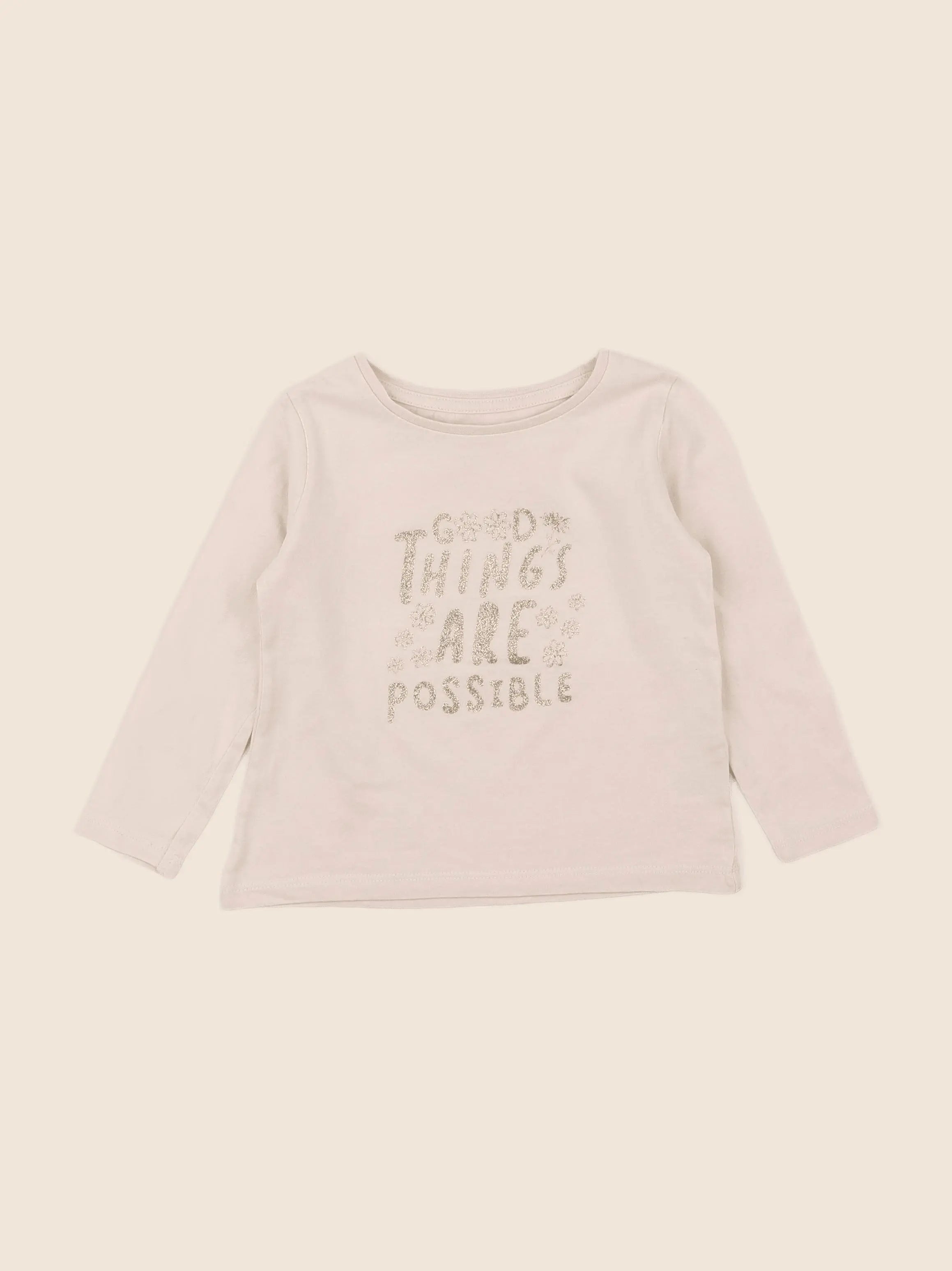 Vertbaudet - tee-shirt rose - 2 ans