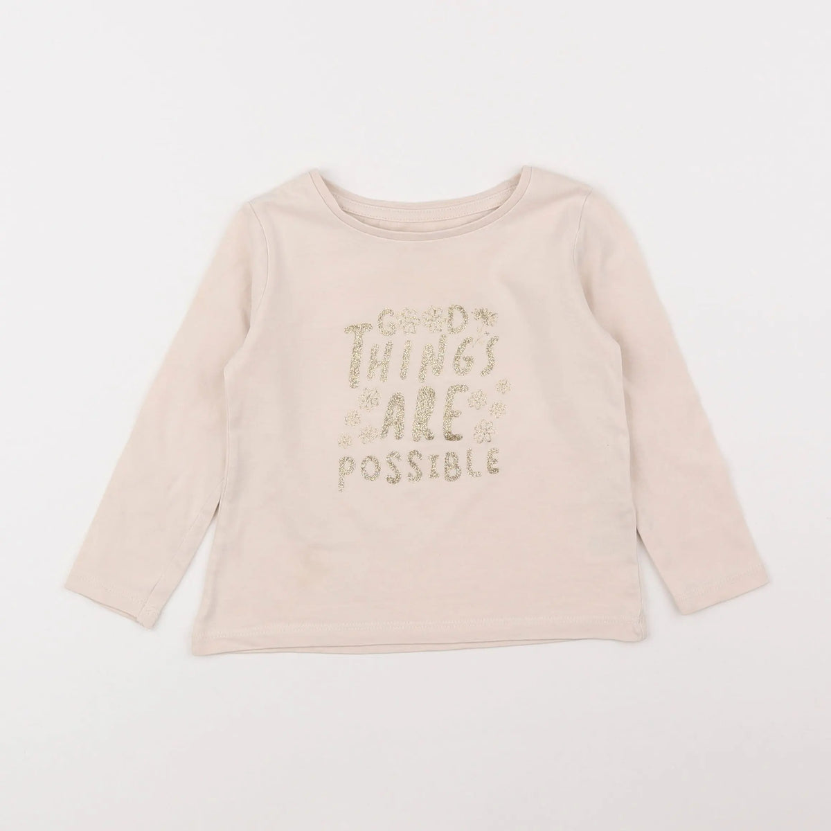 Vertbaudet - tee-shirt rose - 2 ans