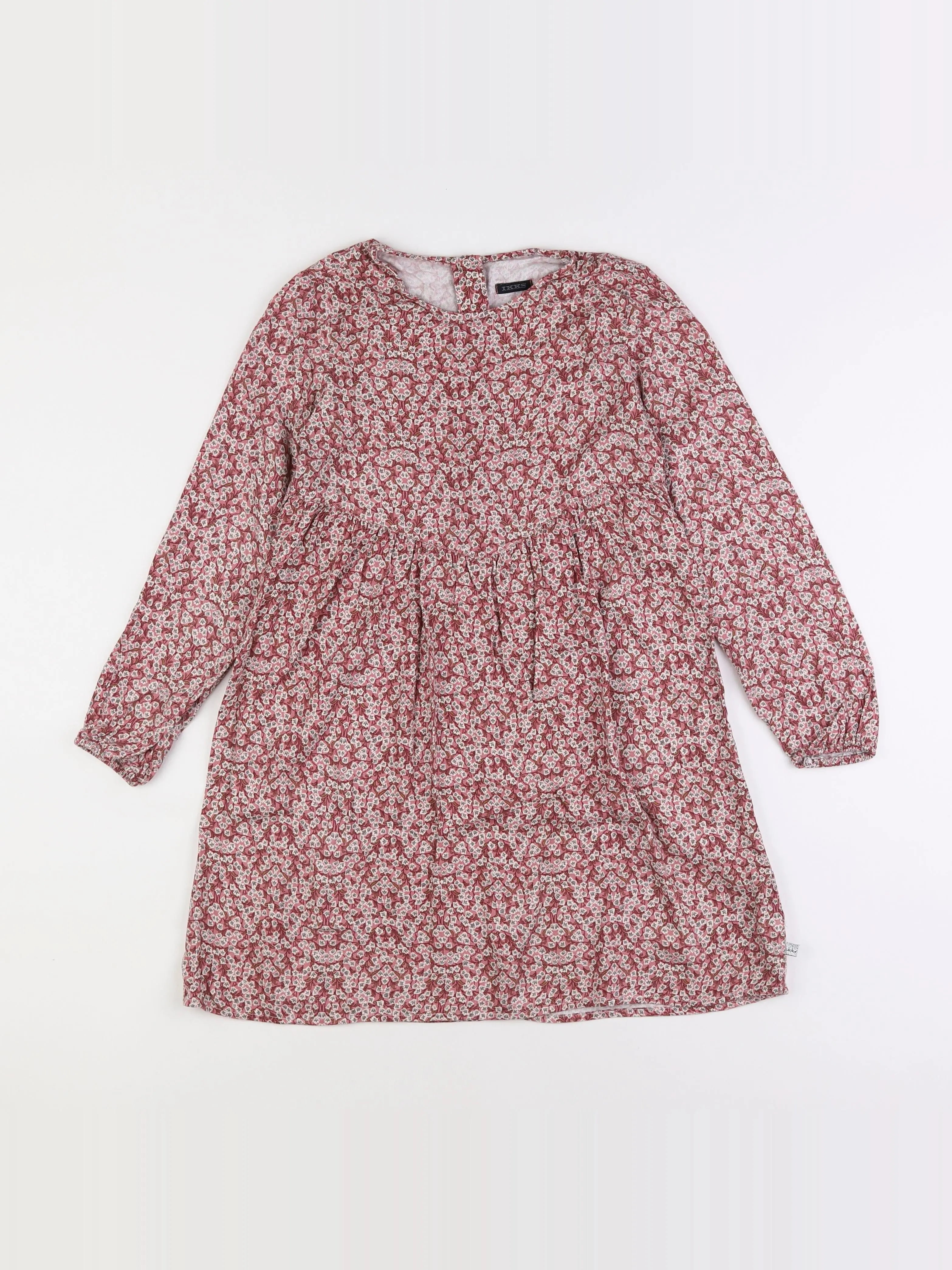 IKKS - robe rose - 10 ans