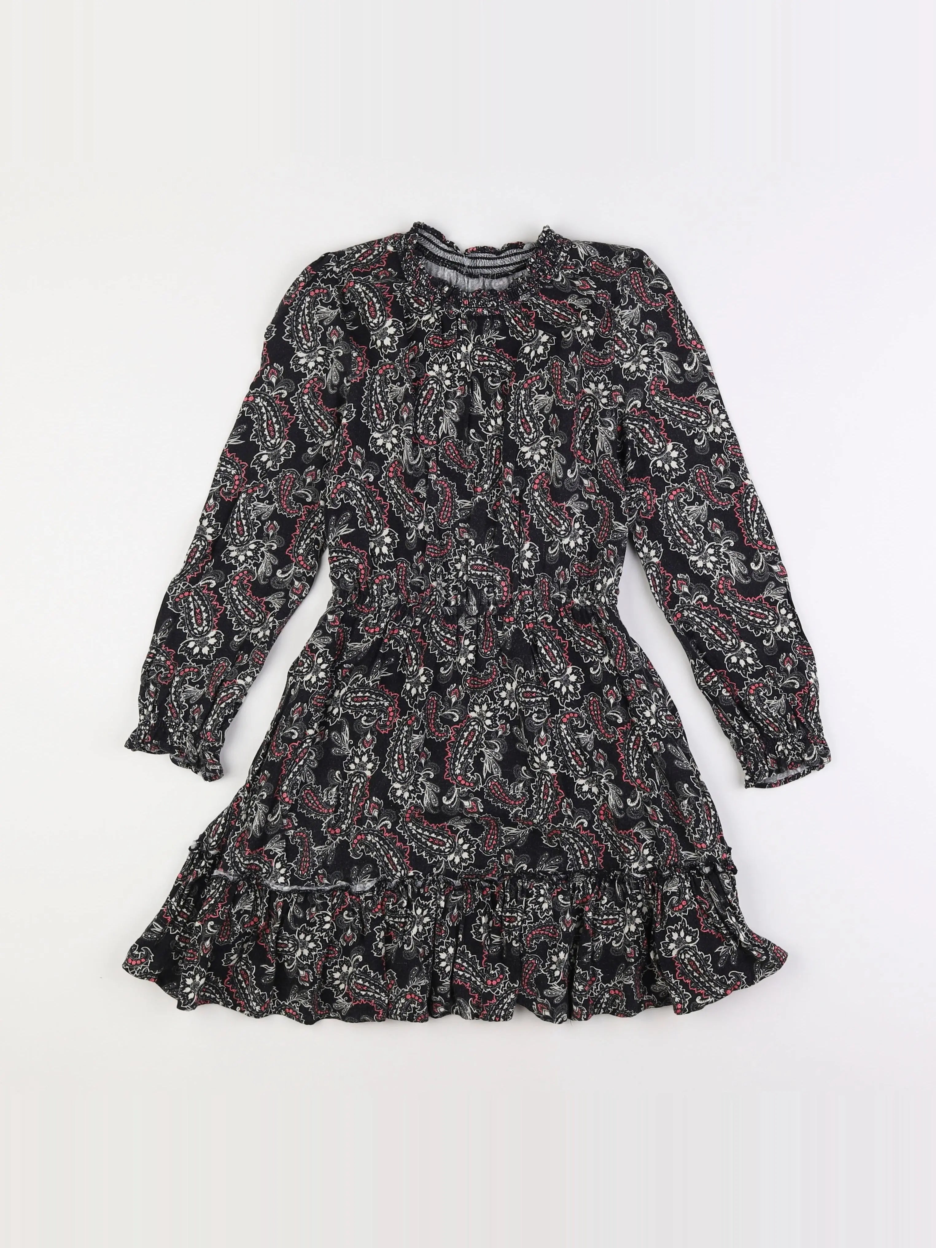 IKKS - robe noir - 10 ans