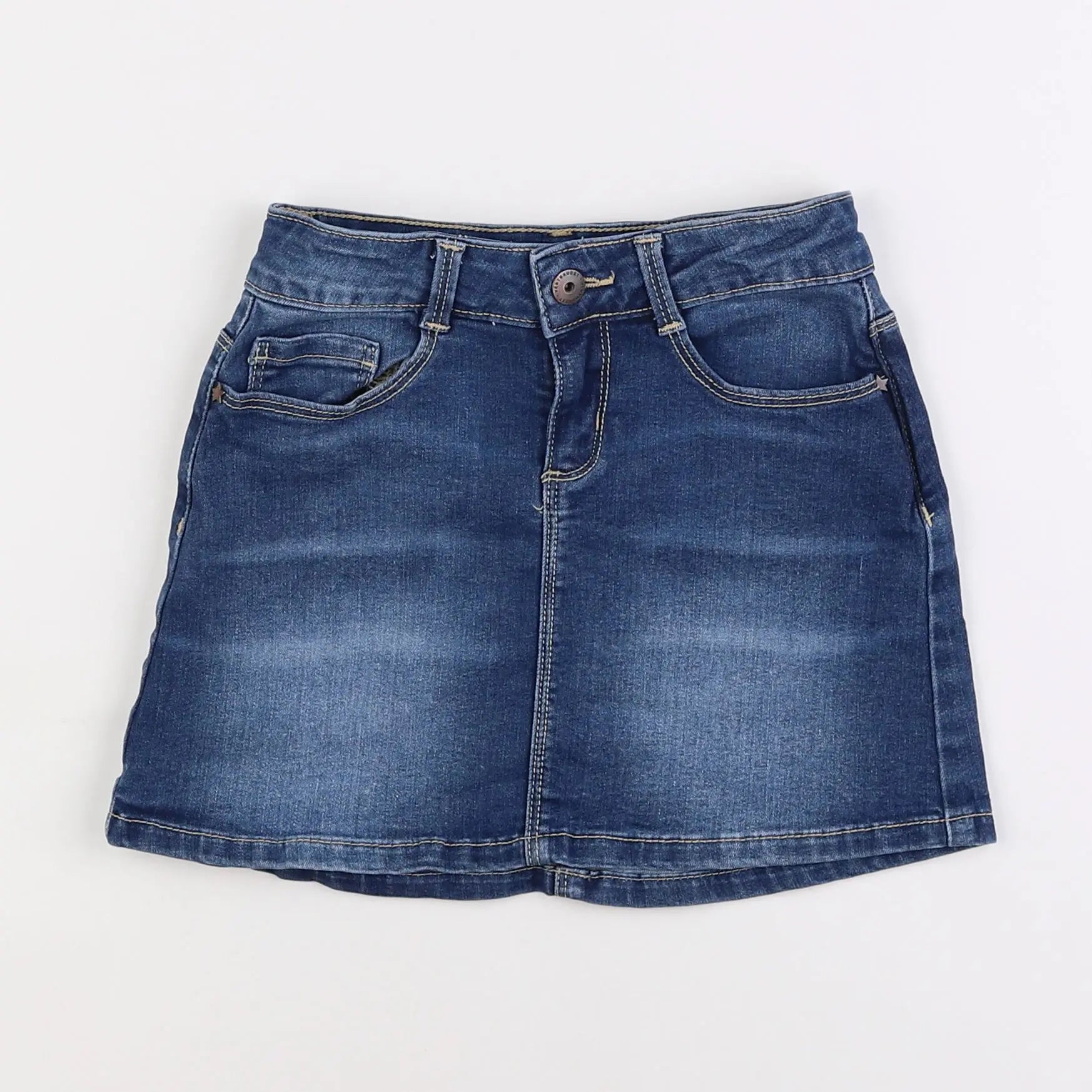 Vertbaudet - jupe bleu - 8 ans
