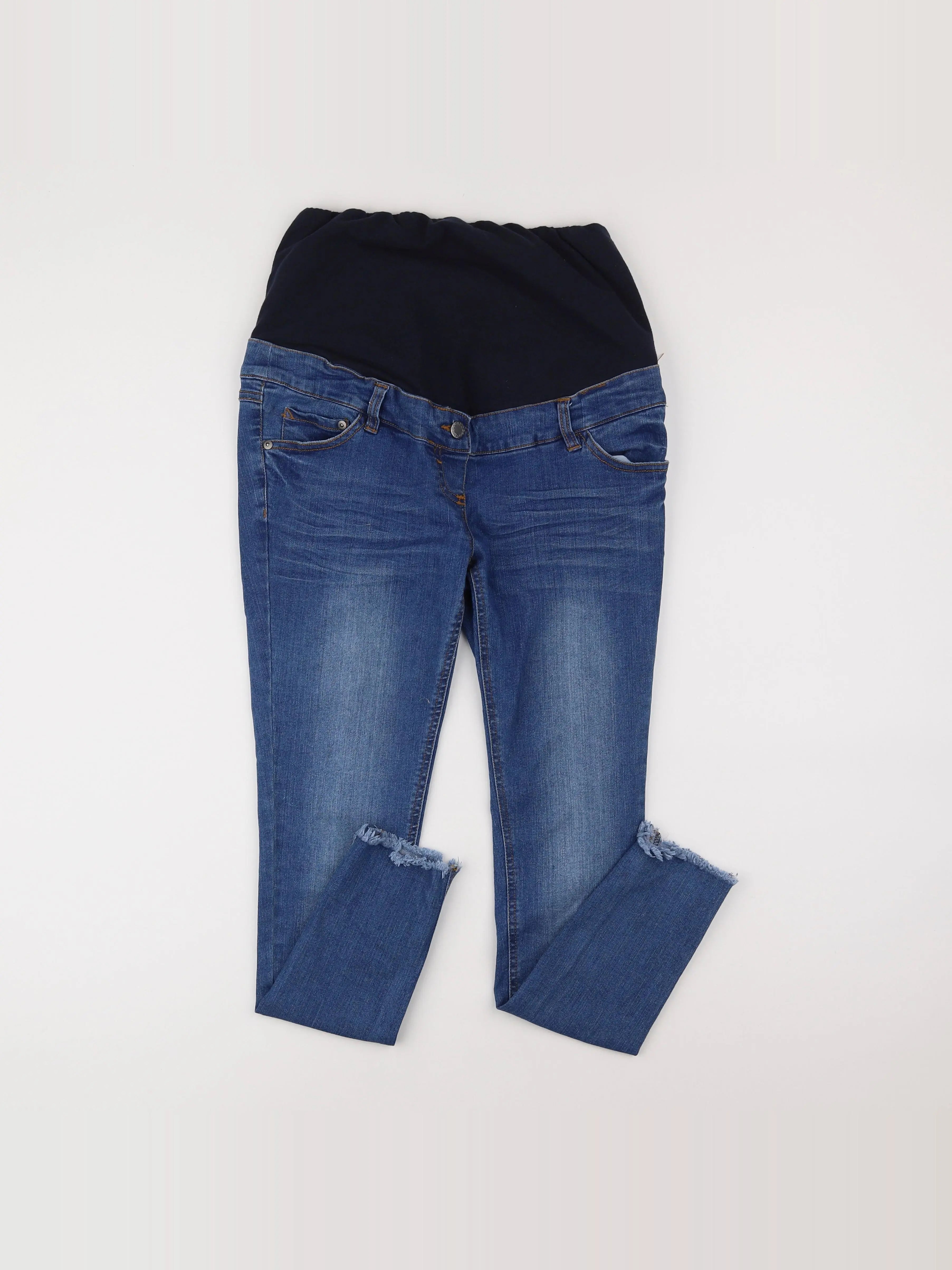 Vertbaudet - jean grossesse bleu - 38