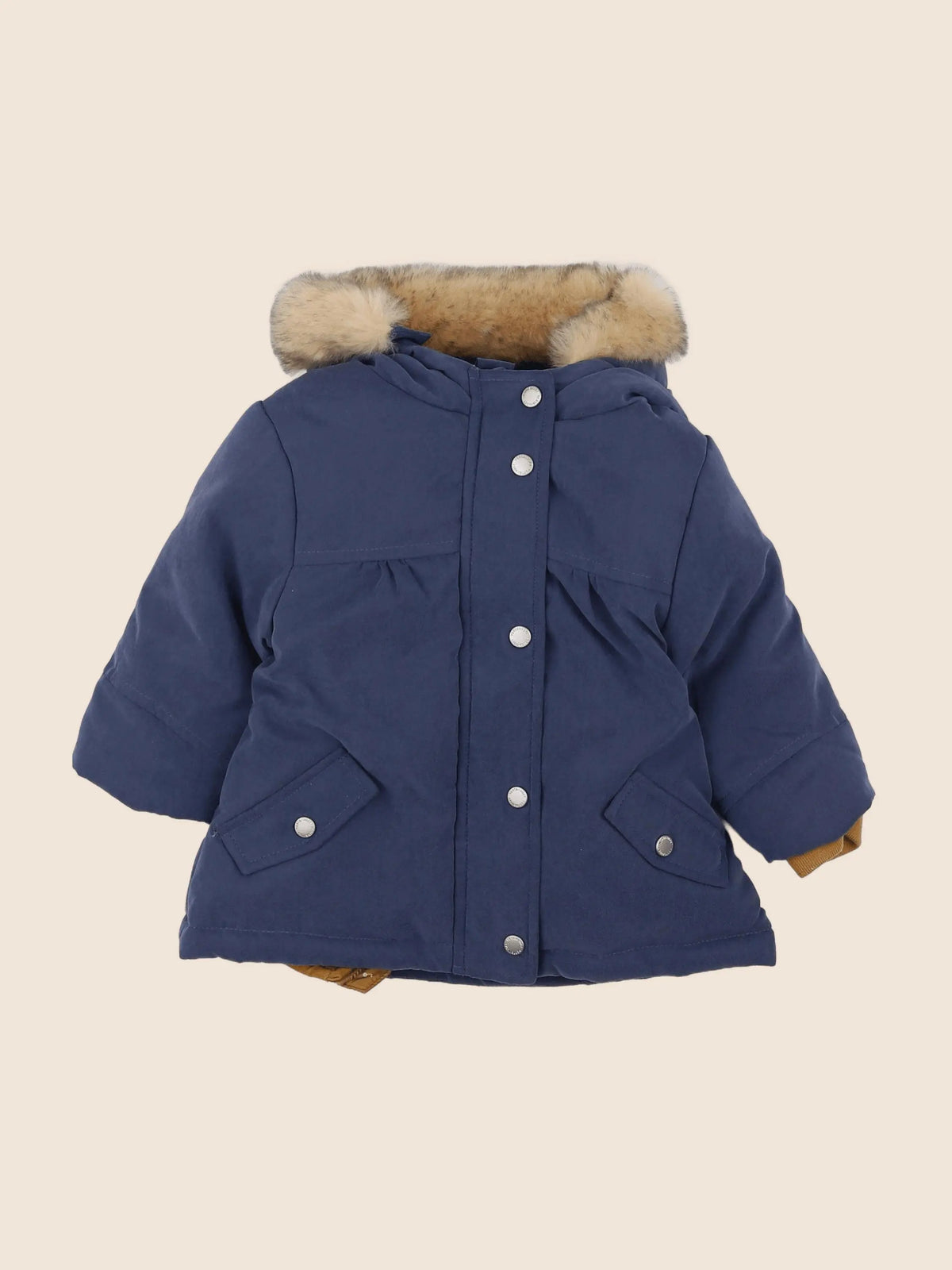 Vertbaudet - parka bleu - 12 mois