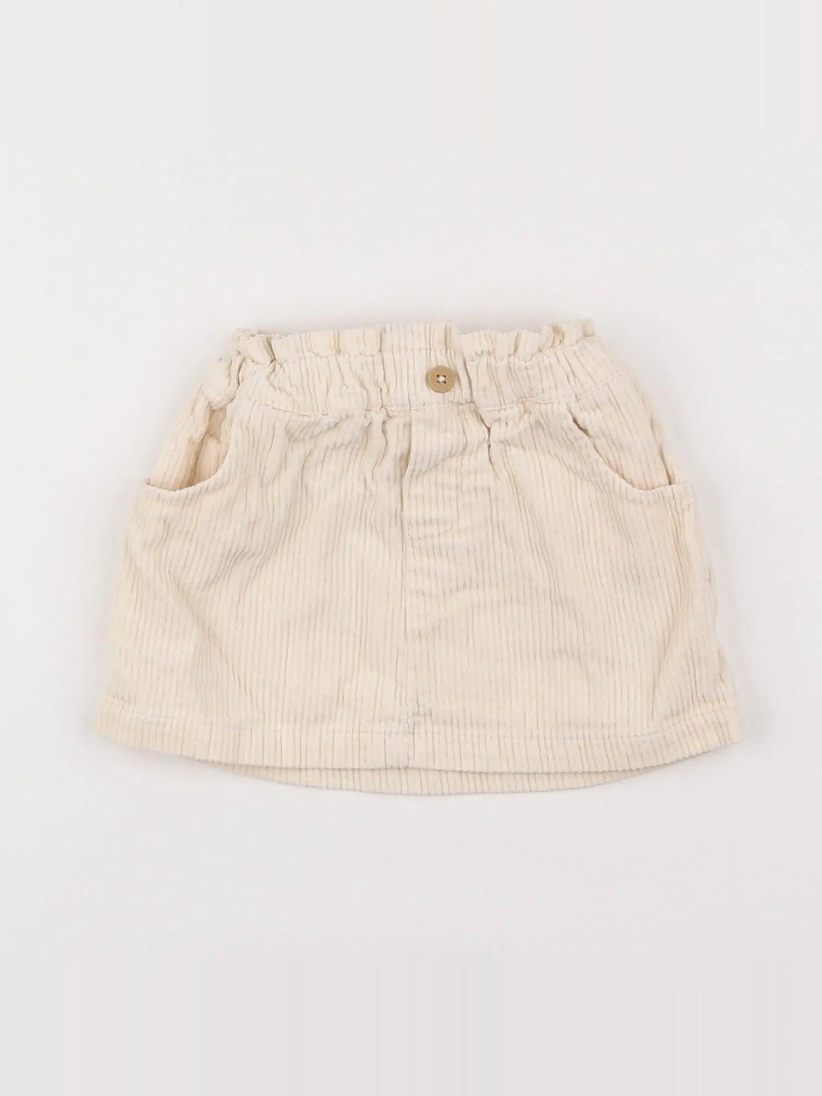 Vertbaudet - jupe blanc - 9 mois