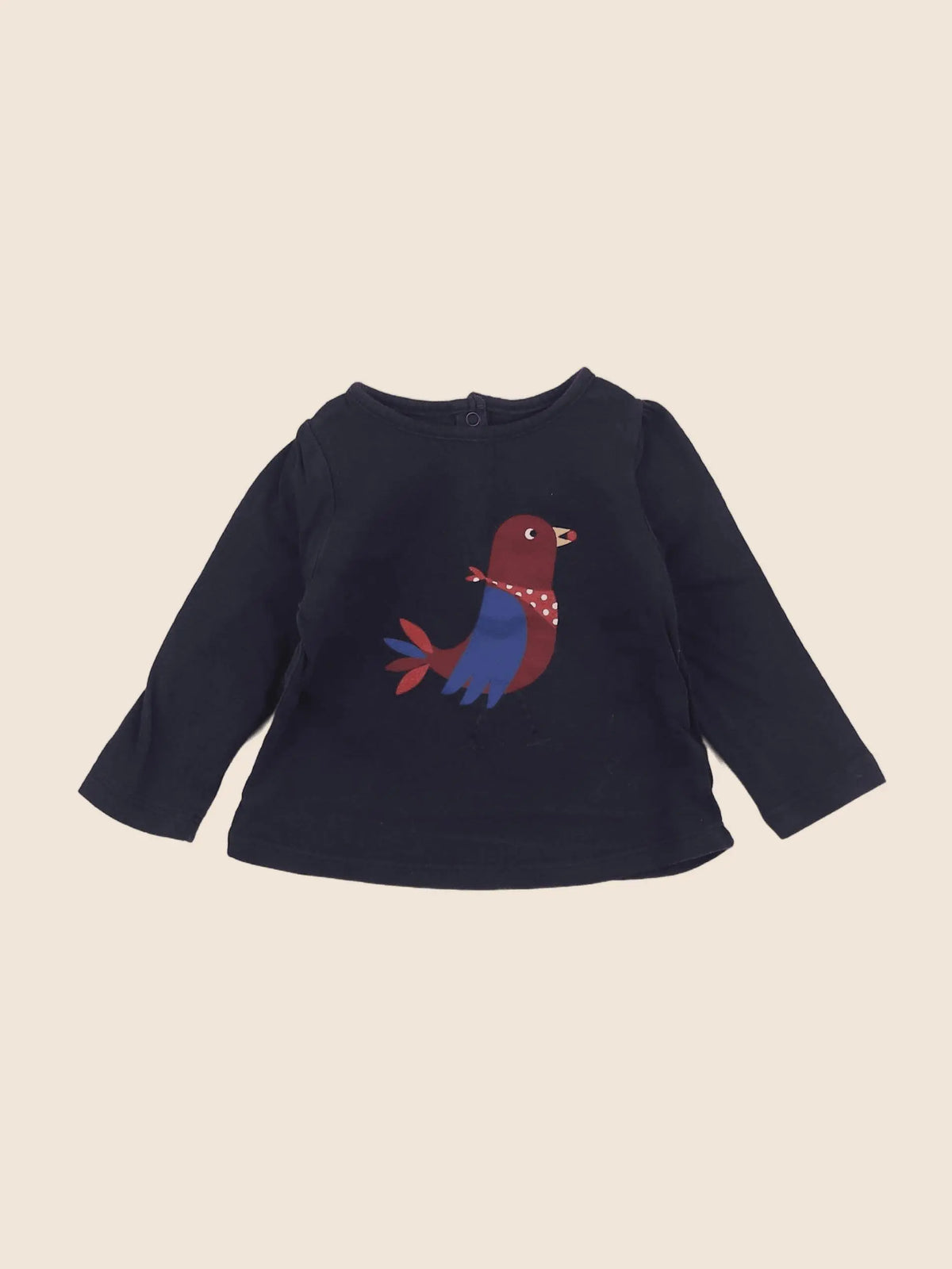 Boutchou - tee-shirt bleu - 6 mois