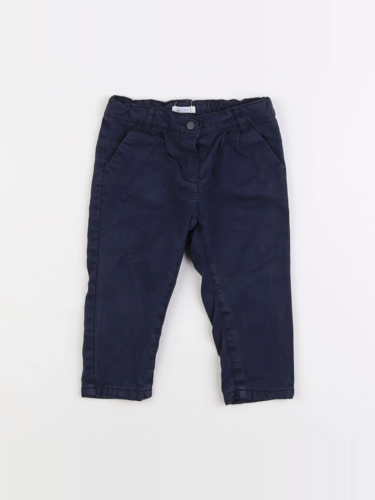 Boutchou - pantalon bleu - 12 mois