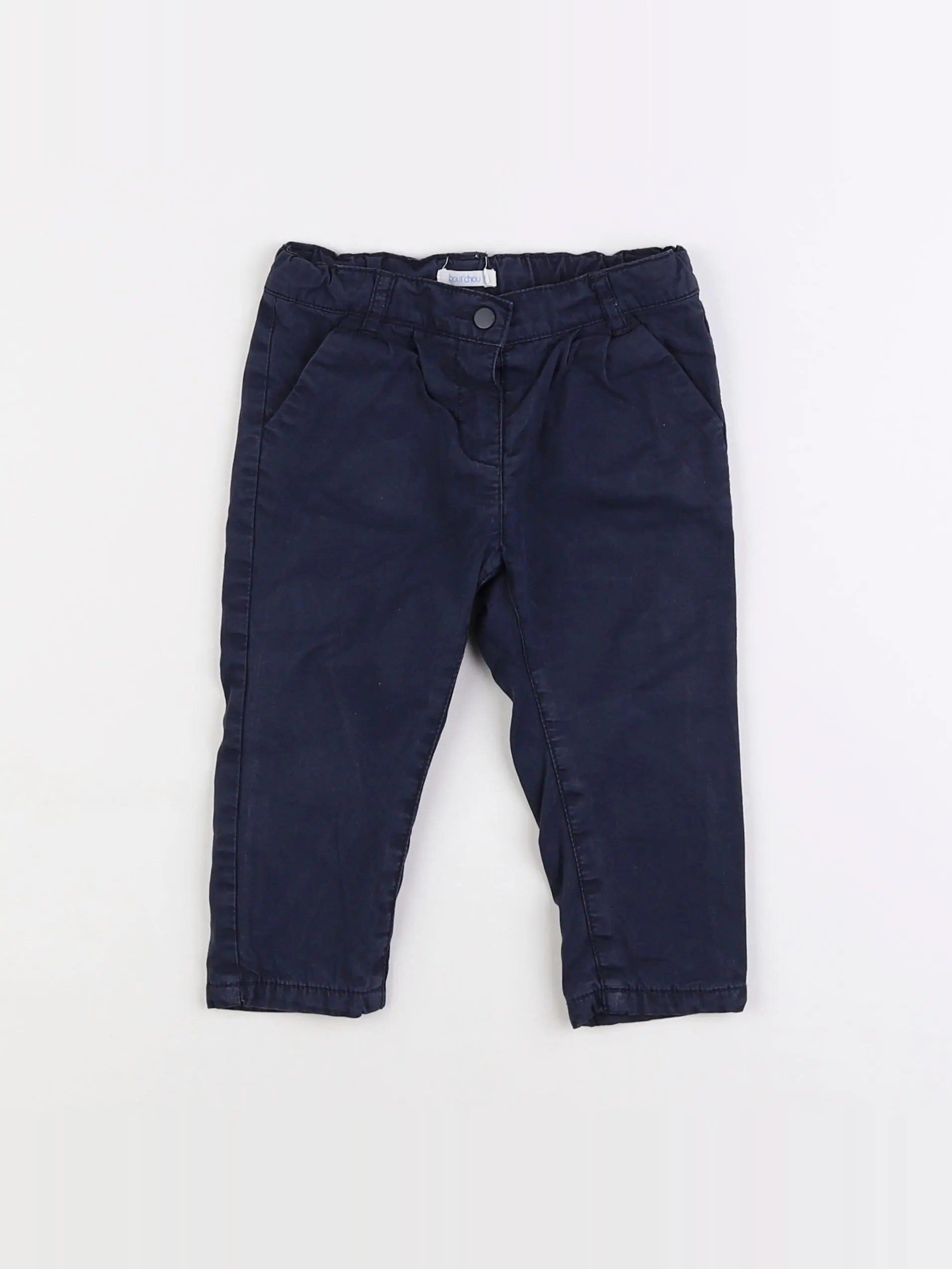 Boutchou - pantalon bleu - 12 mois