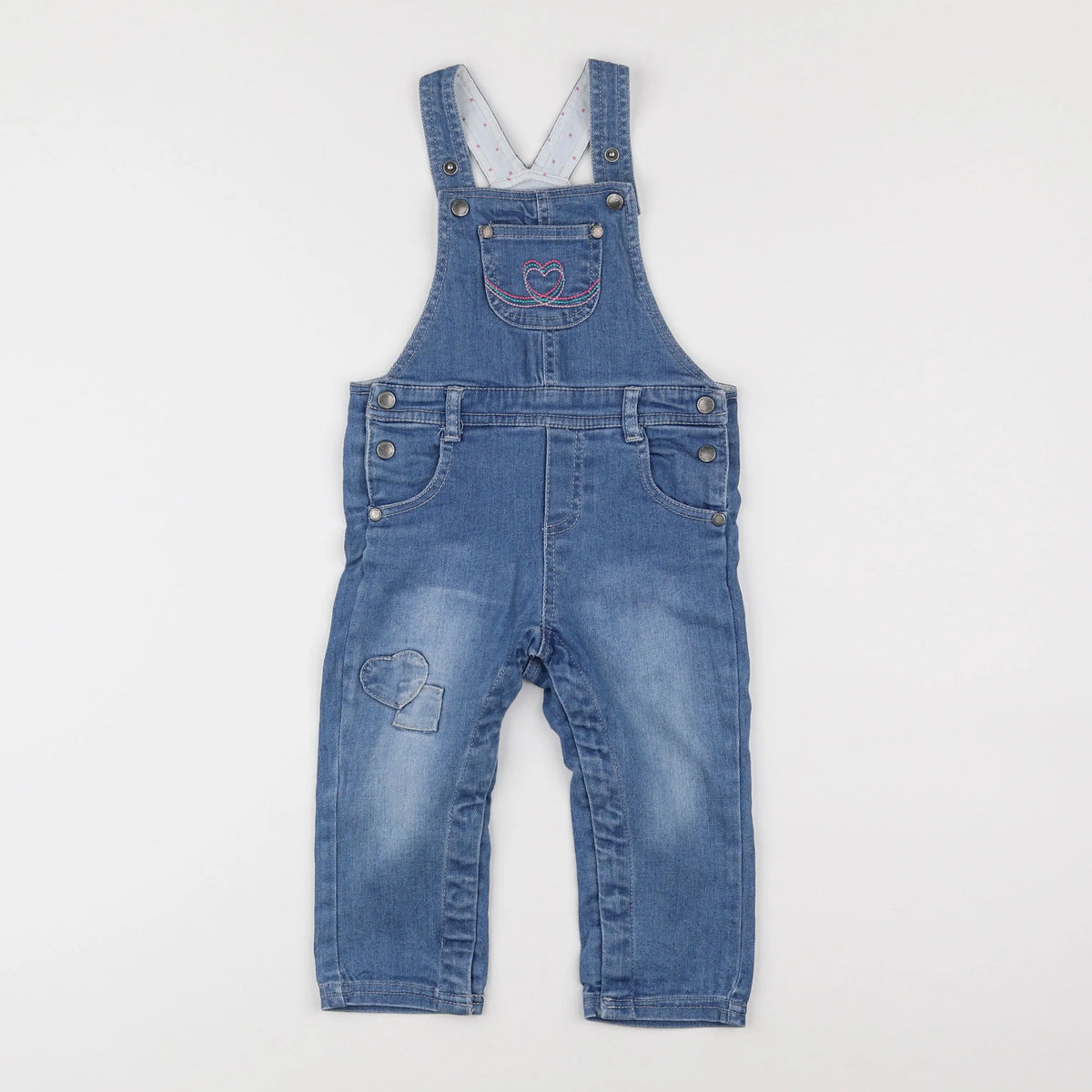 Vertbaudet - salopette bleu - 18 mois