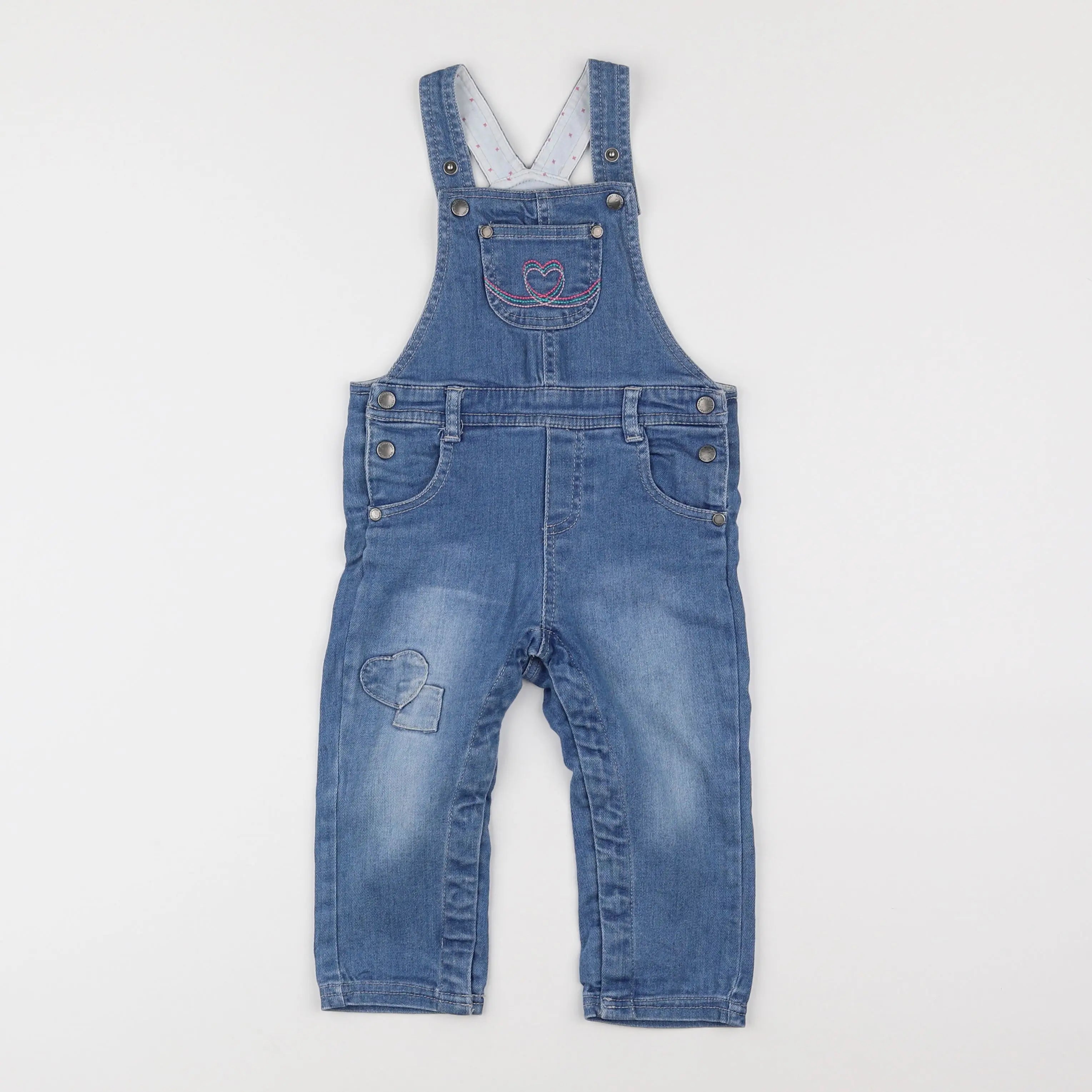 Vertbaudet - salopette bleu - 18 mois