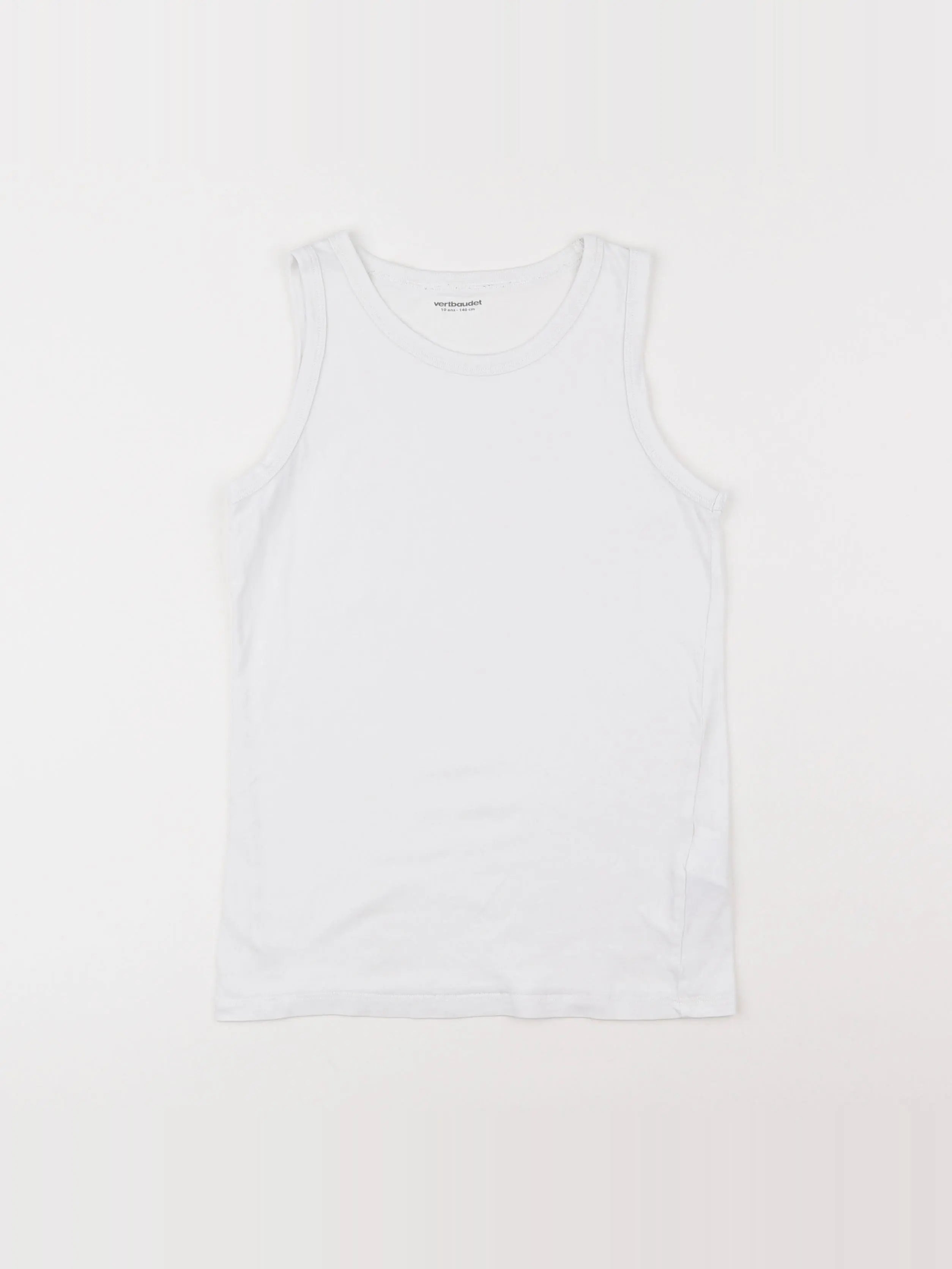 Vertbaudet - maillot de corps blanc - 10 ans