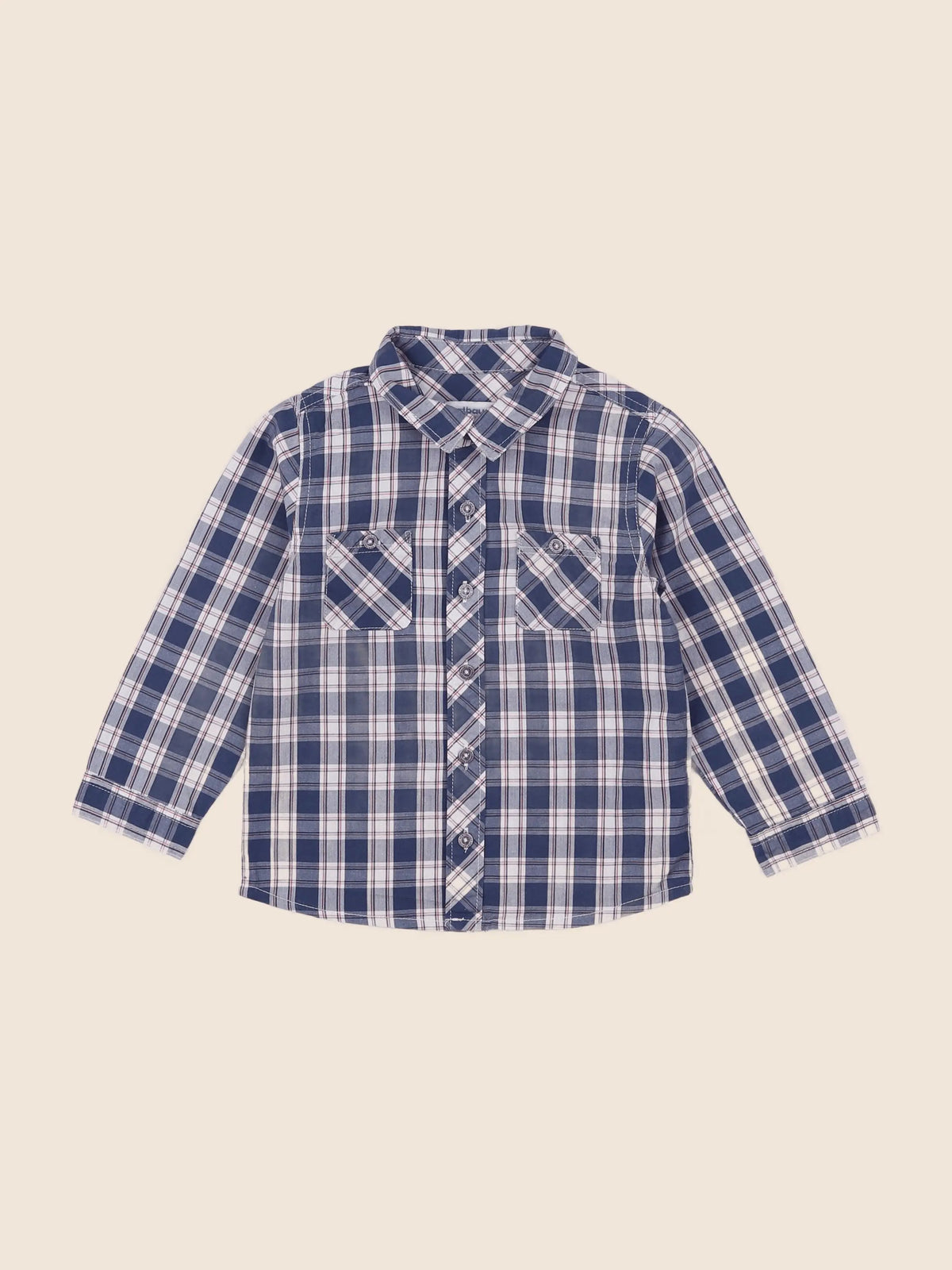 Vertbaudet - chemise bleu - 2 ans