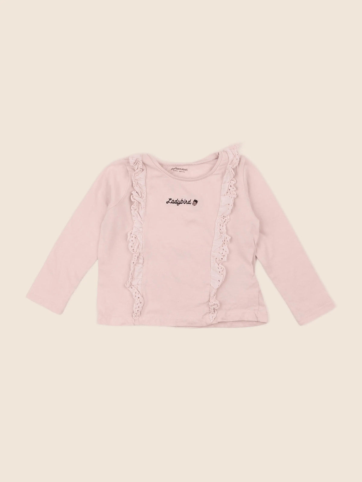 Vertbaudet - tee-shirt rose - 2 ans