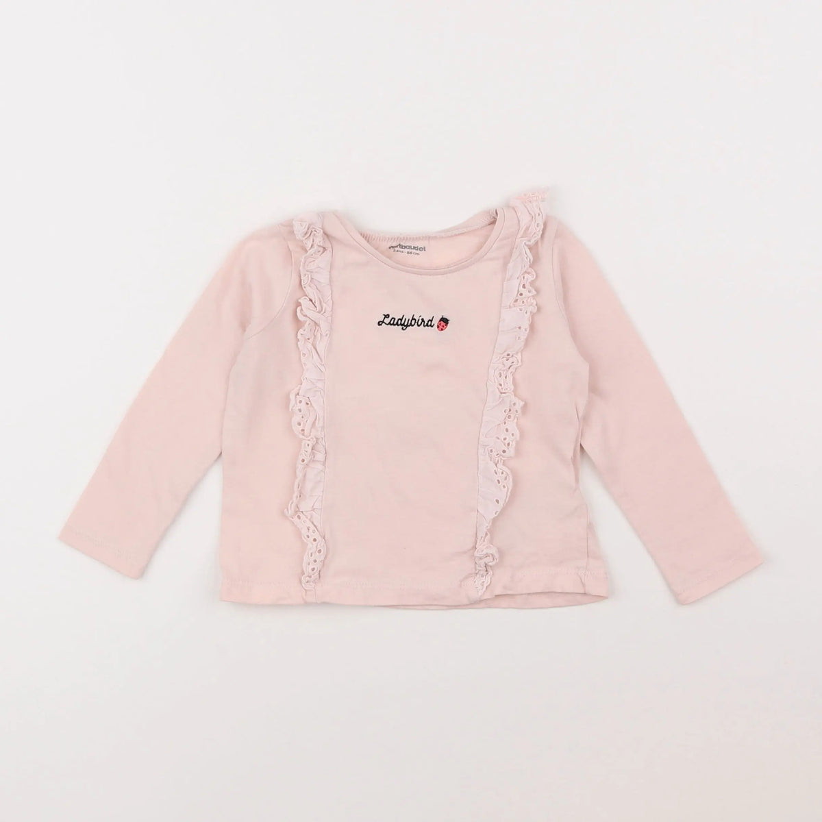Vertbaudet - tee-shirt rose - 2 ans