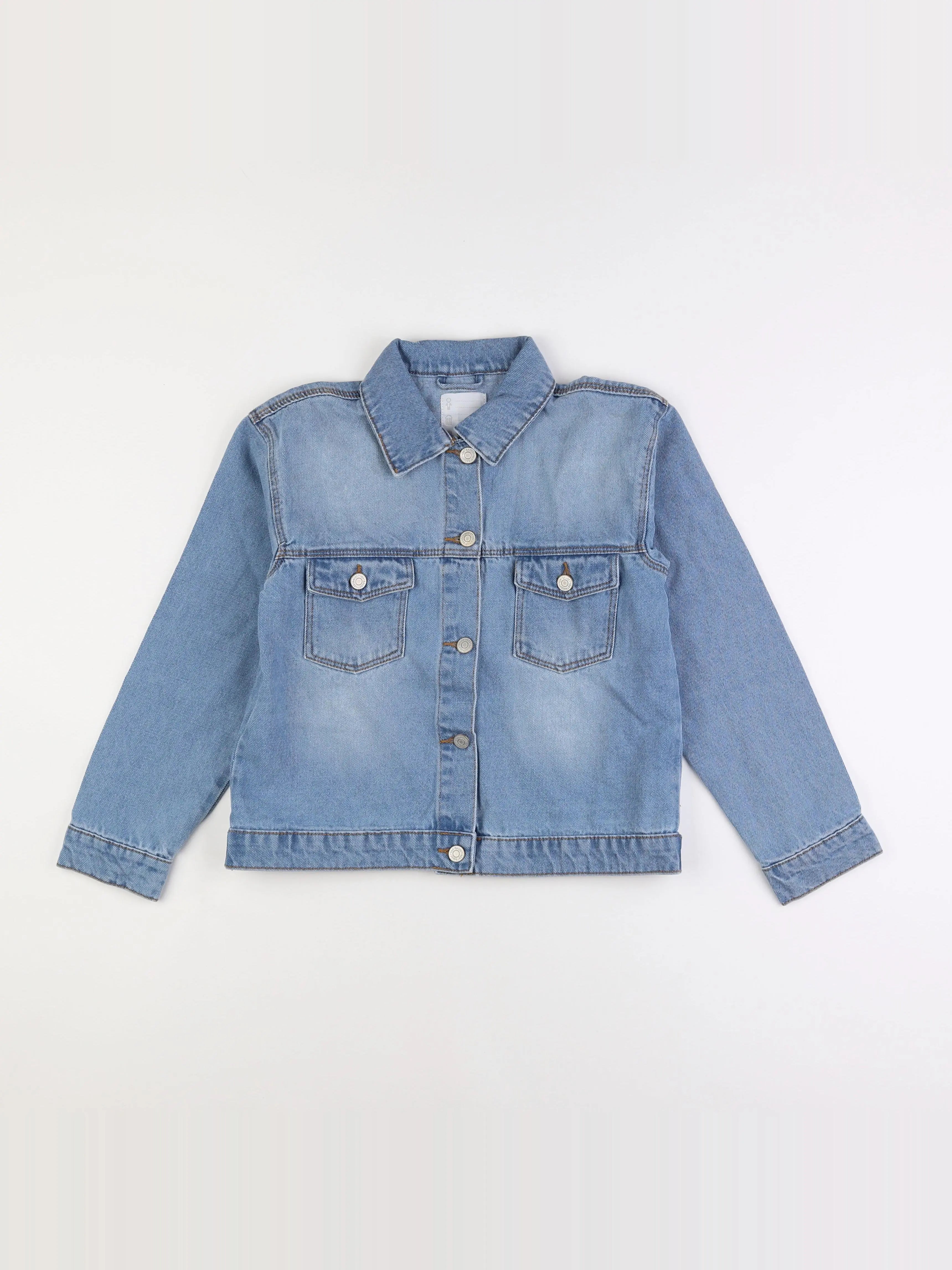 Vertbaudet - veste imprimé au dos bleu - 12 ans