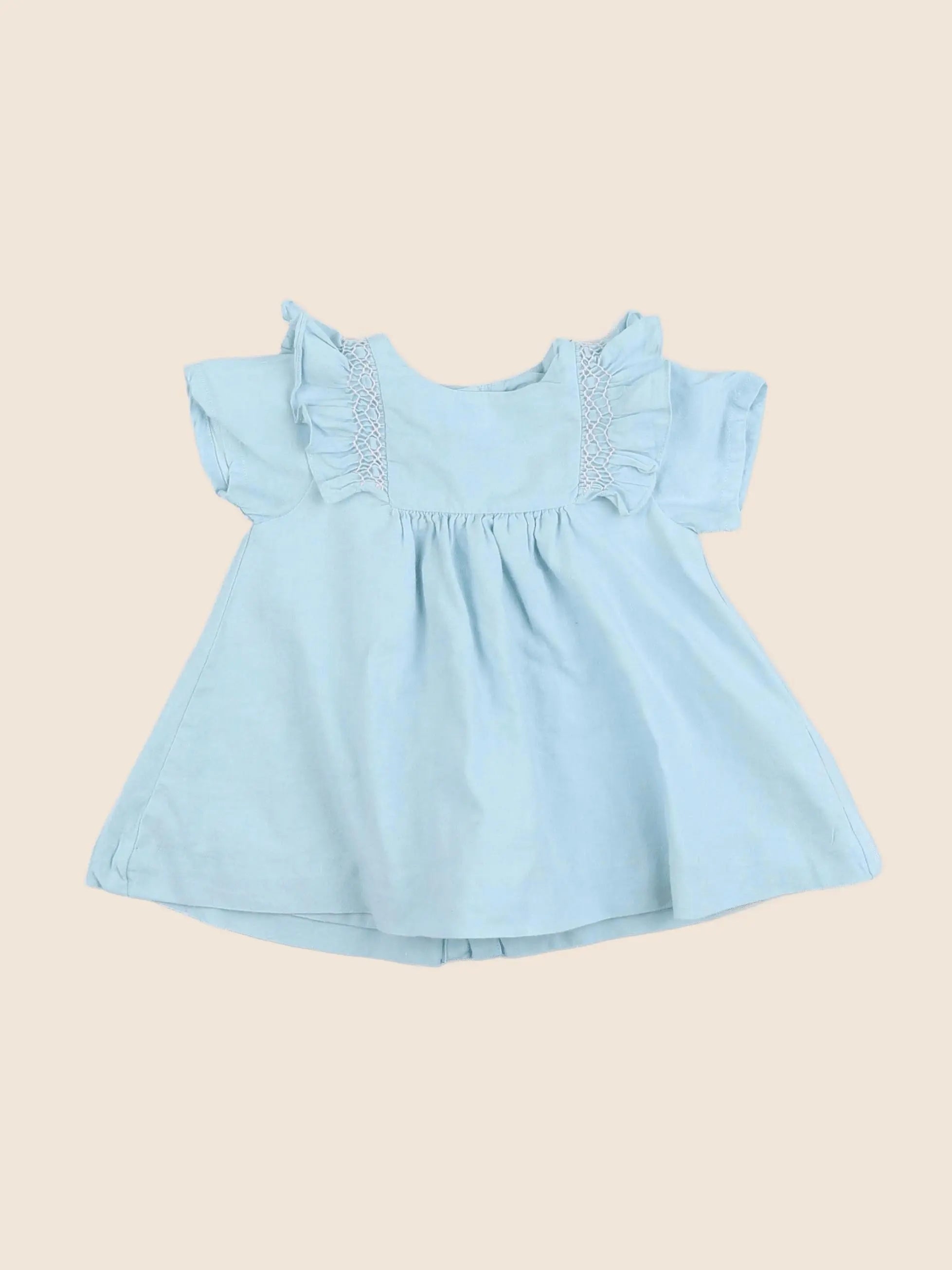 Jacadi - robe vert - 6 mois