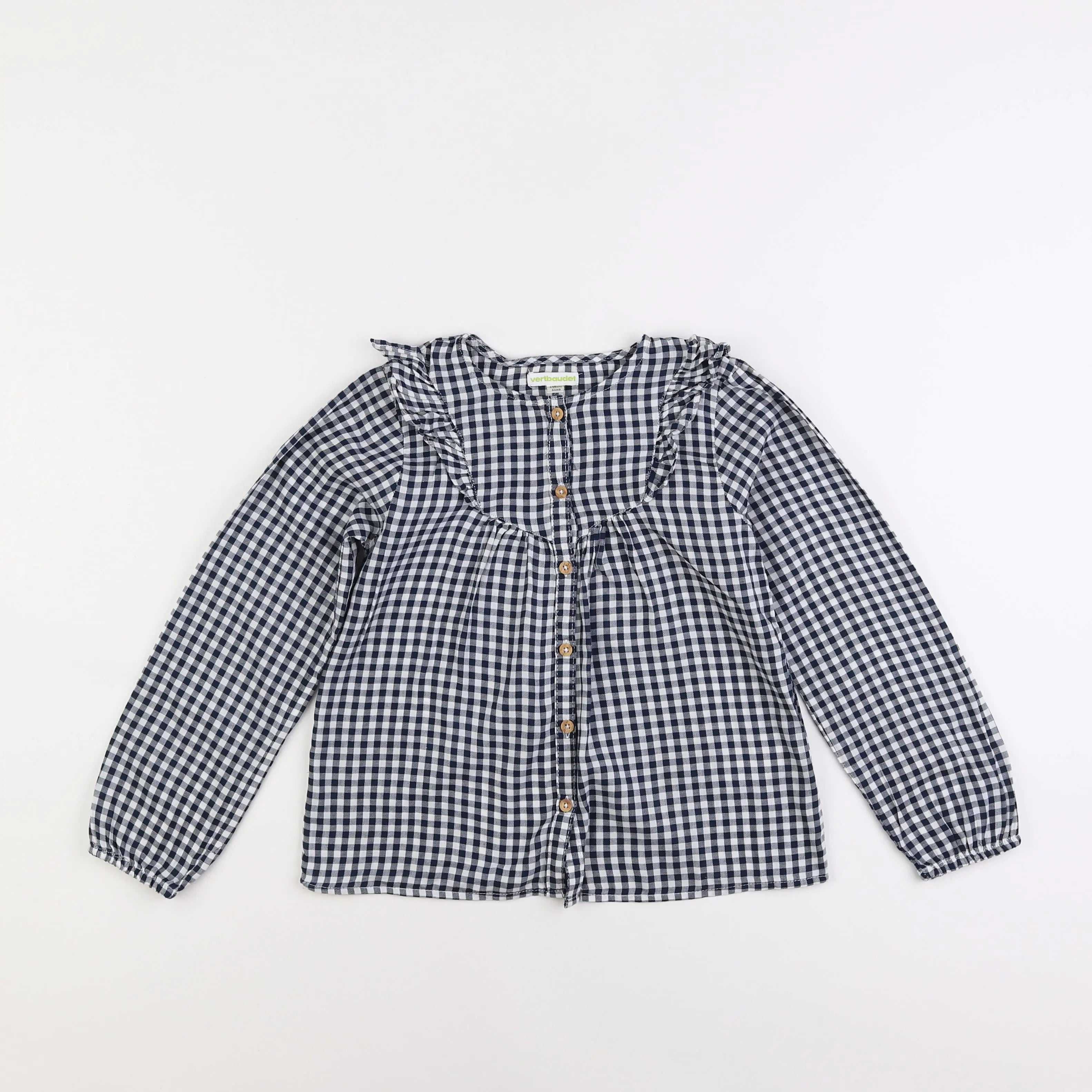Vertbaudet - blouse bleu - 8 ans
