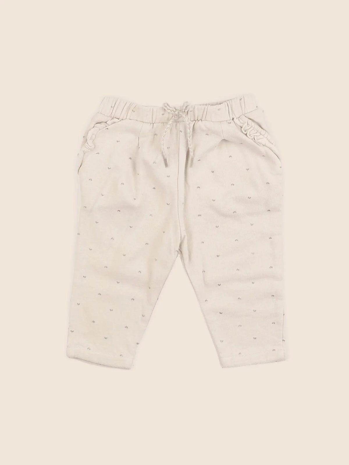 Vertbaudet - pantalon velours beige - 9 mois