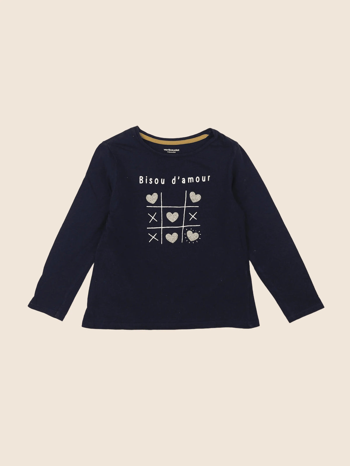 Vertbaudet - tee-shirt bleu - 6 ans