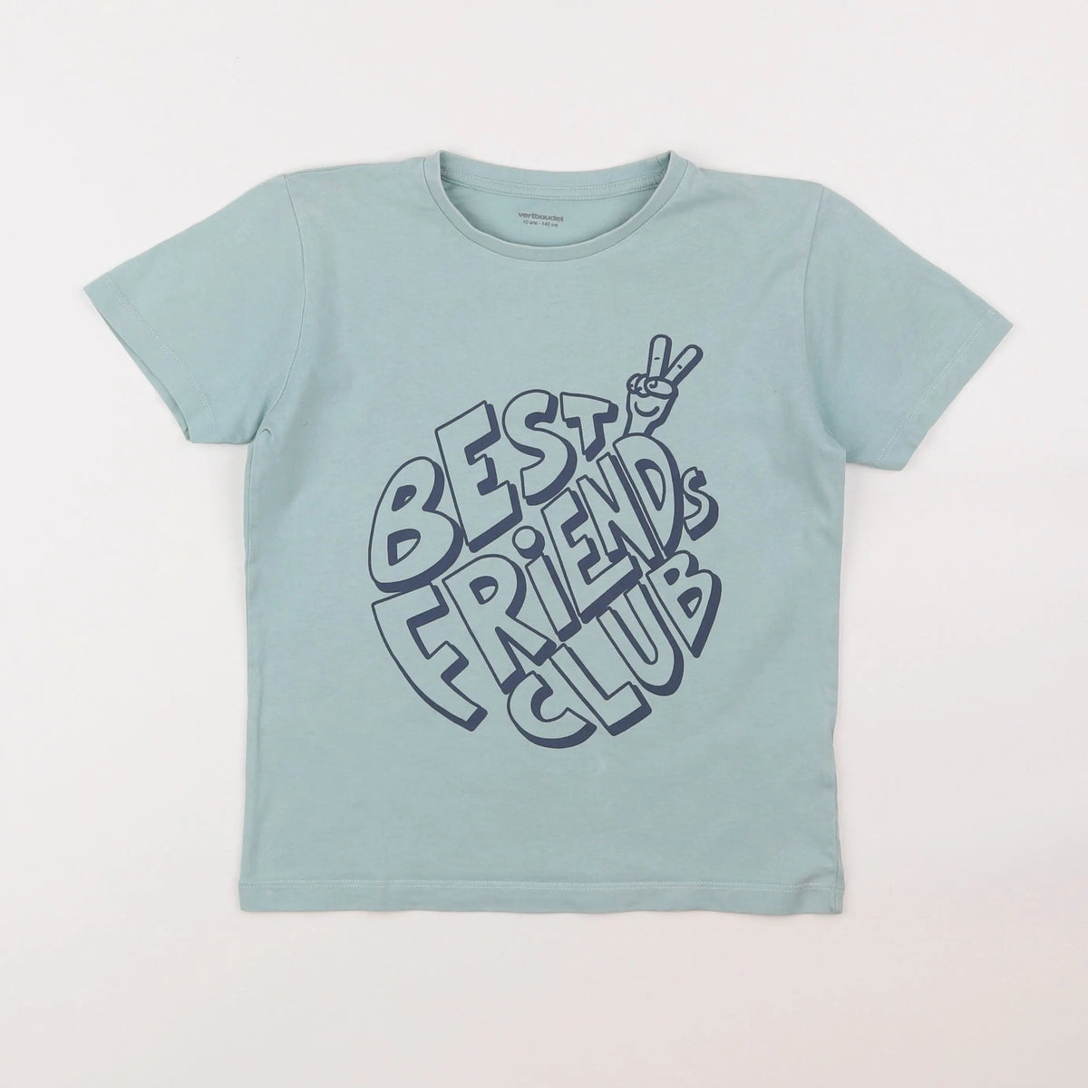 Vertbaudet - tee-shirt vert - 10 ans