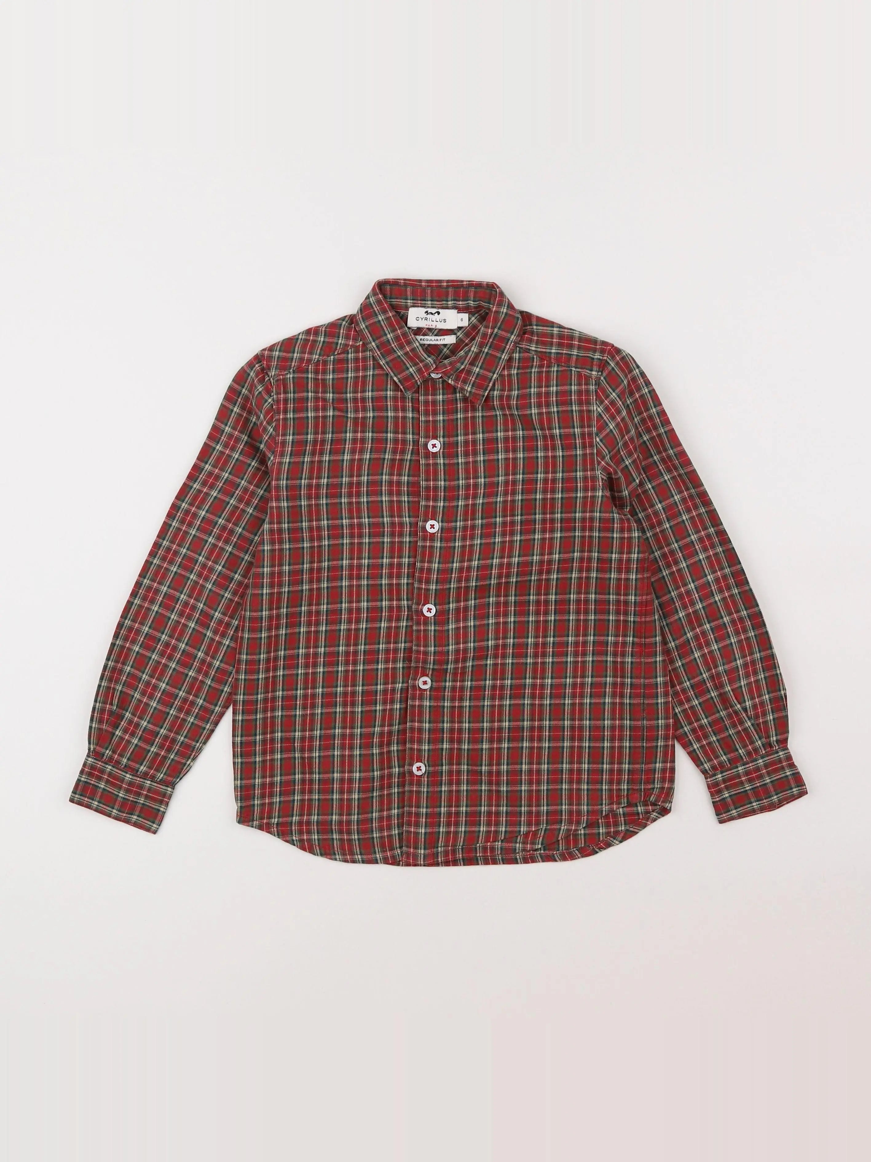 Cyrillus - chemise multicolore - 6 ans