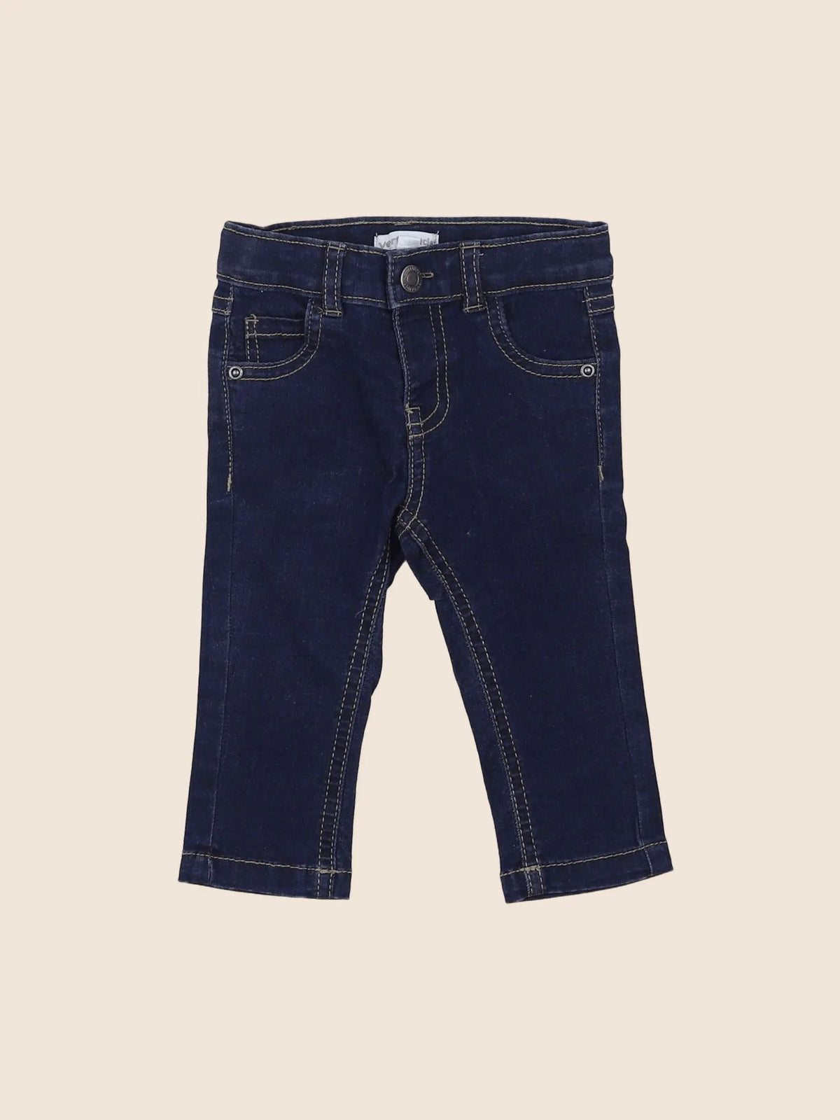 Vertbaudet - jean bleu - 6 mois