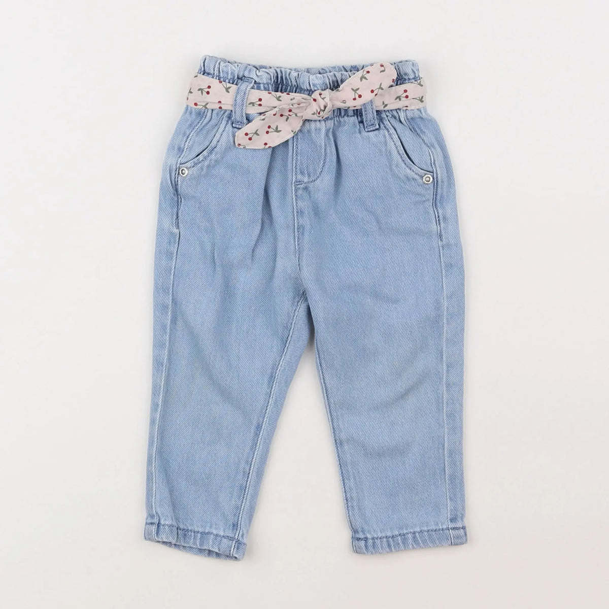 Vertbaudet - jean bleu - 9 mois