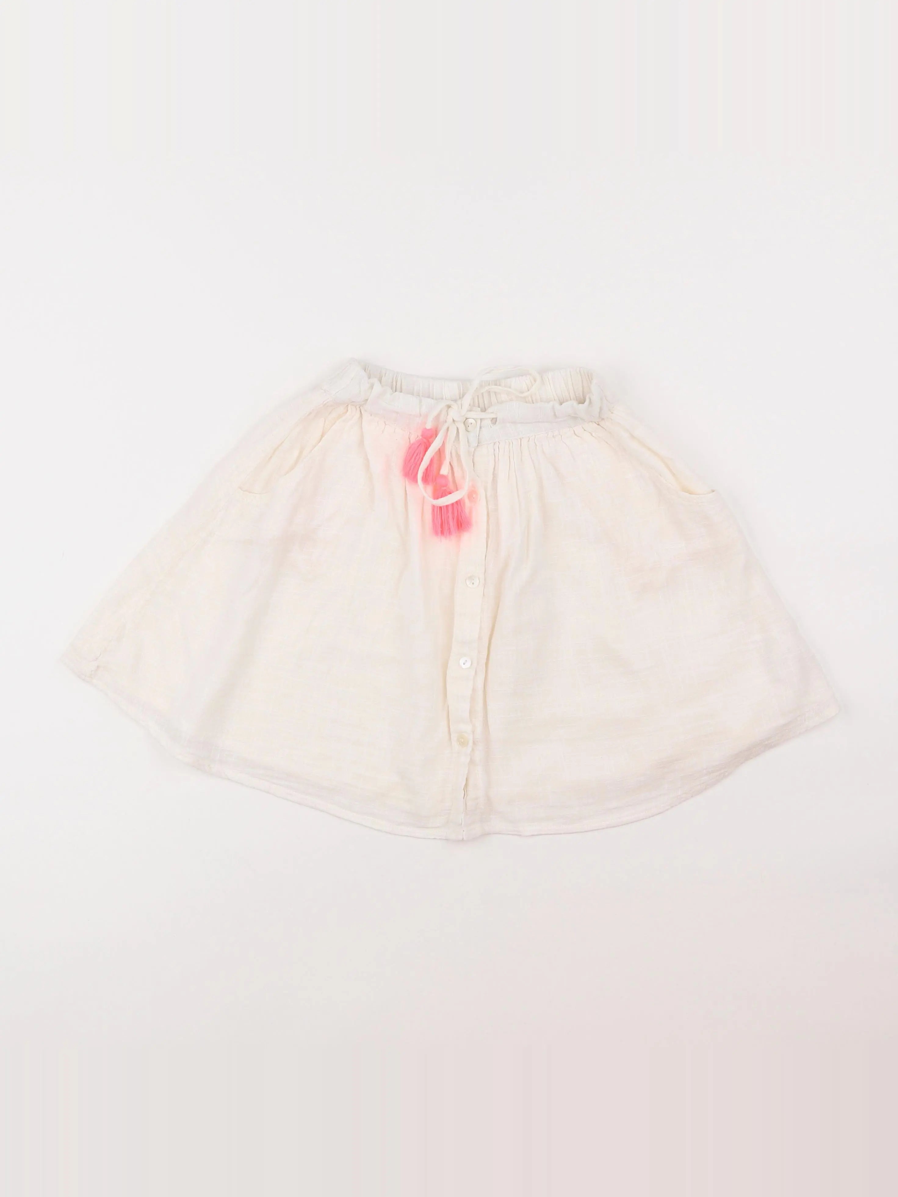 Bonheur du jour - jupe beige - 6 ans