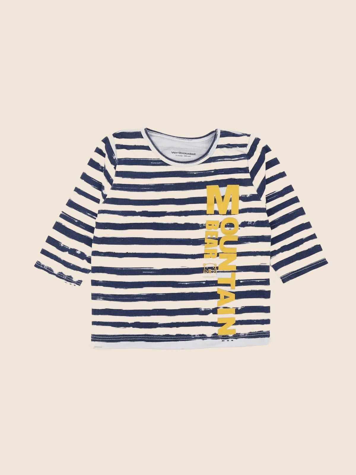 Vertbaudet - tee-shirt bleu - 3 mois
