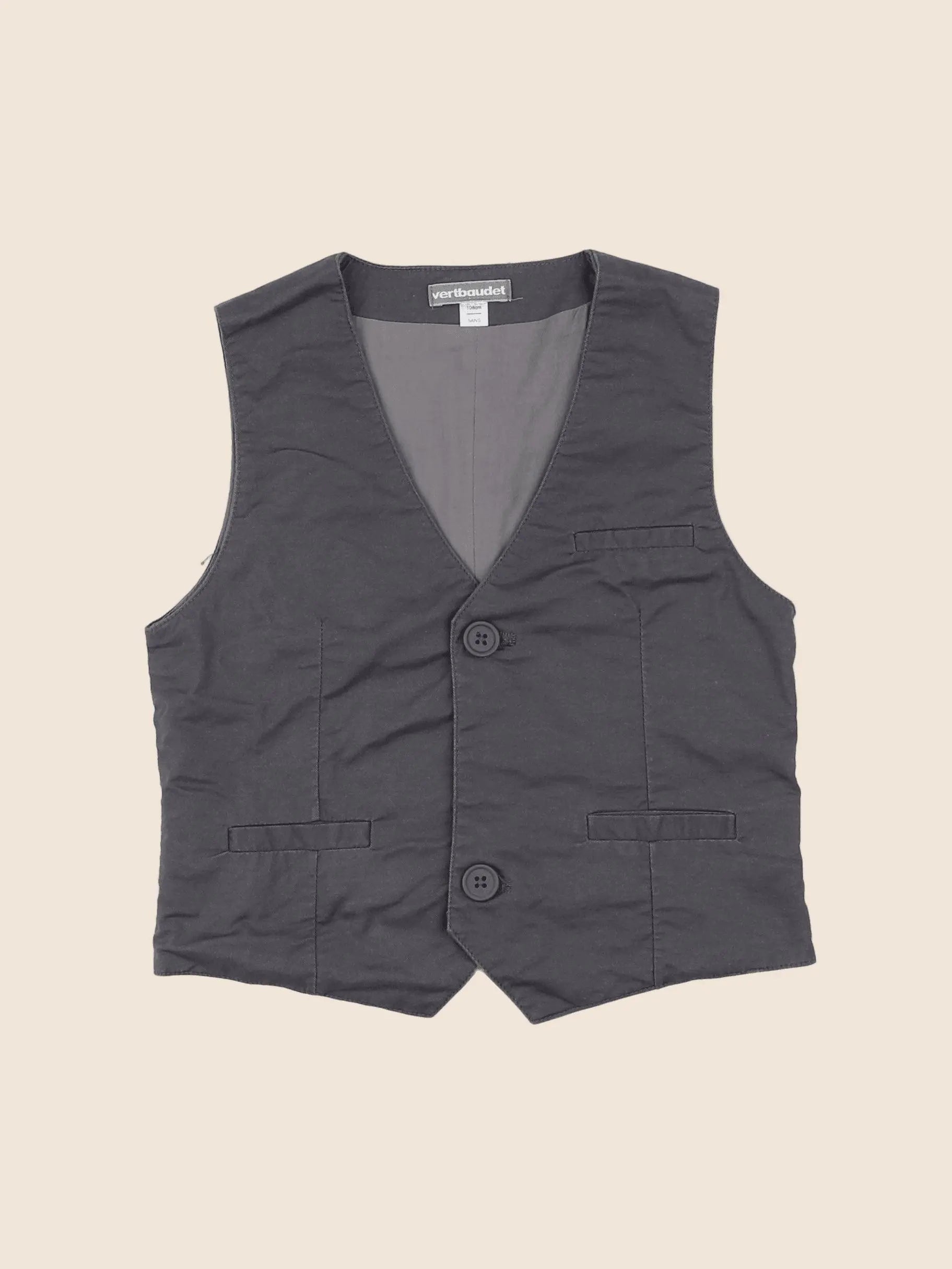 Vertbaudet - gilet gris - 5 ans