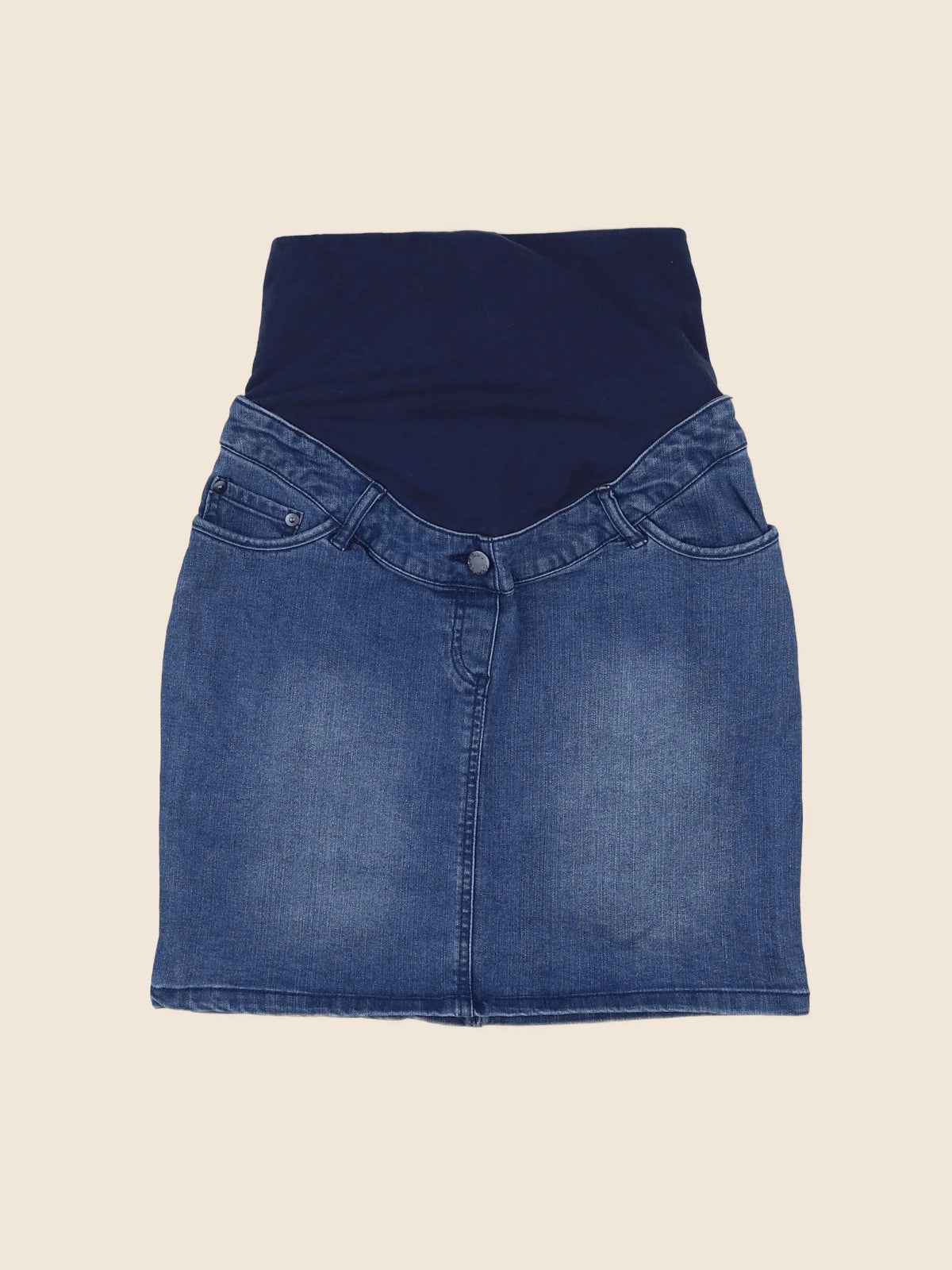 Vertbaudet - jupe grossesse bleu - 34