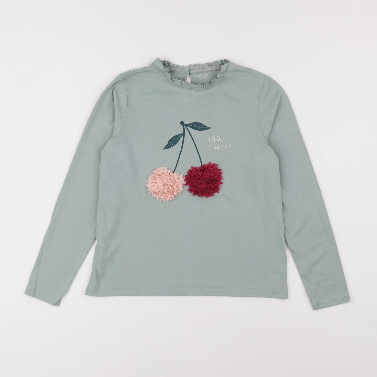 Vertbaudet - tee-shirt bleu - 10 ans