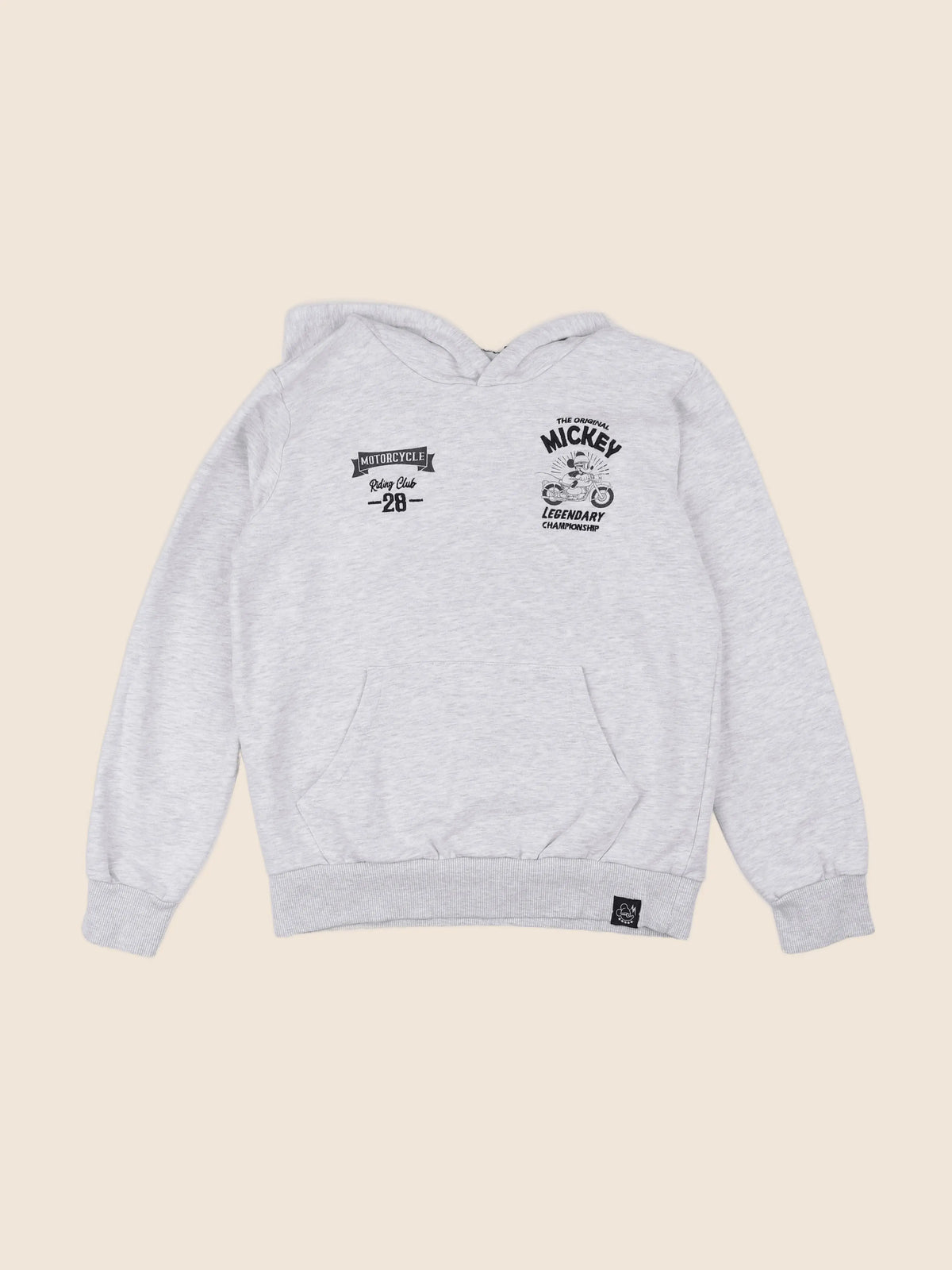 IKKS - sweat imprimé au dos gris - 10 ans