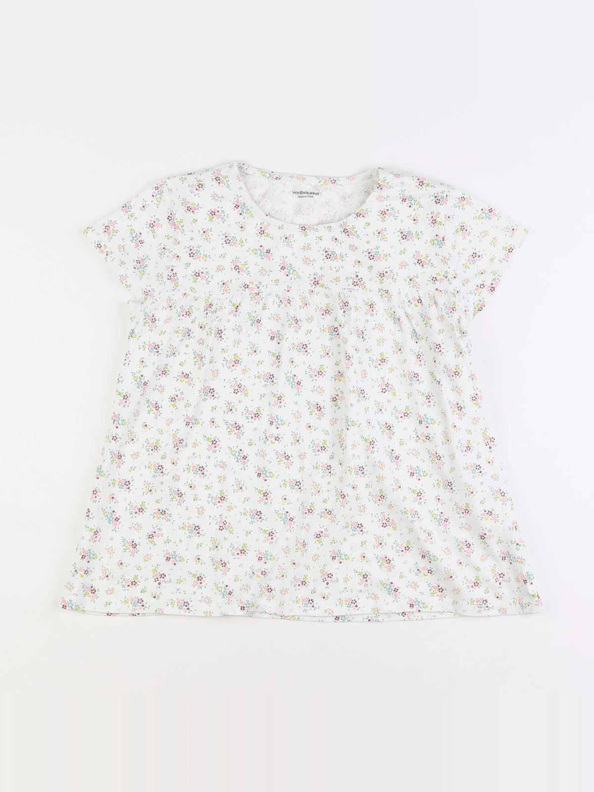 Vertbaudet - tee-shirt multicolore - 10 ans