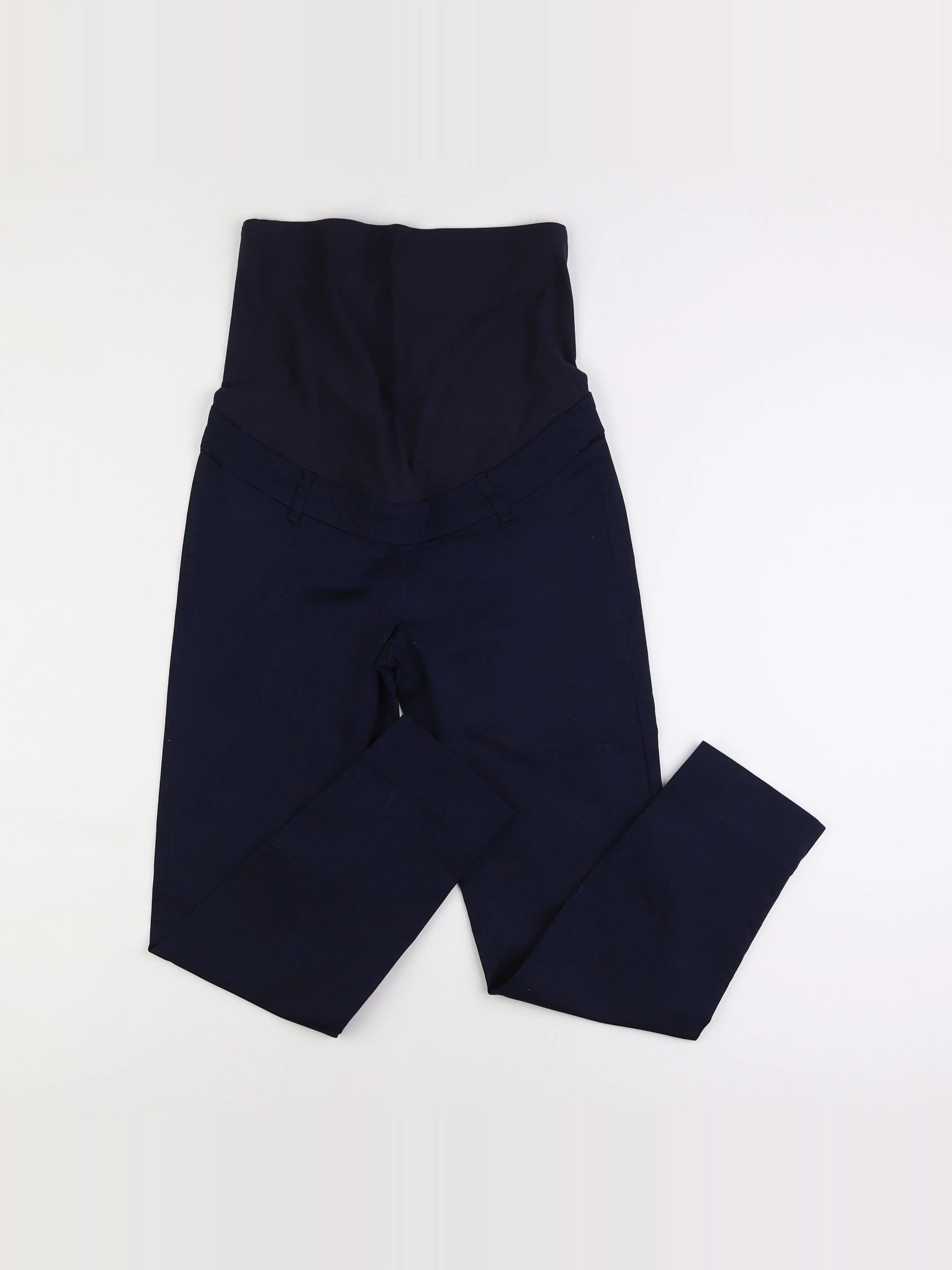 H&M - pantalon grossesse bleu - 38