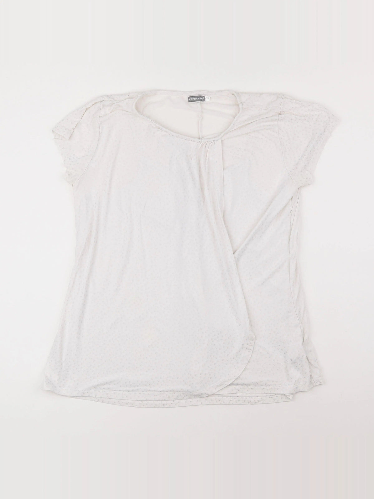 Vertbaudet - tee-shirt allaitement, grossesse blanc - 42 à 44