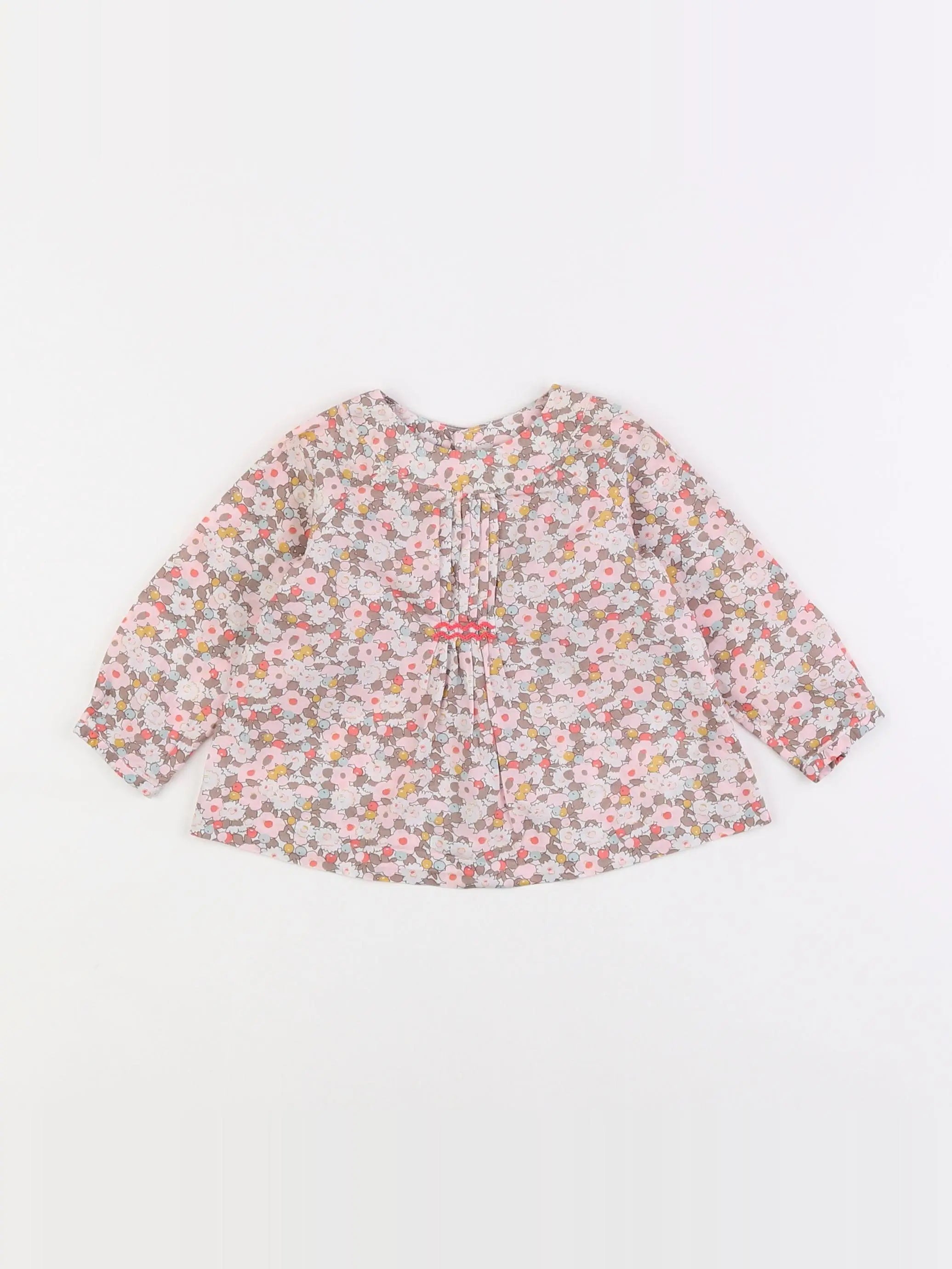 Jacadi - blouse liberty rose - 6 mois