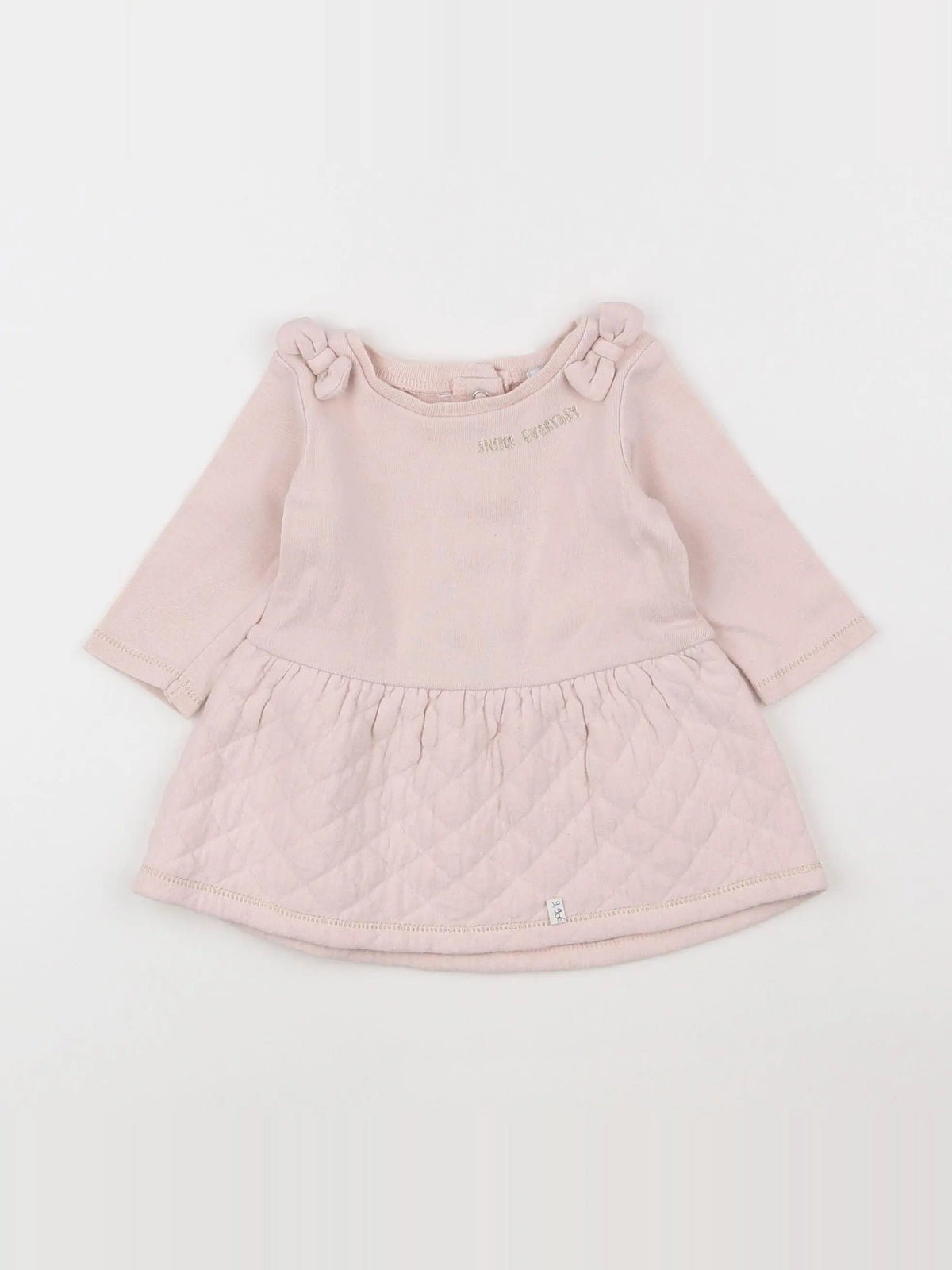 Vertbaudet - robe rose - 3 mois