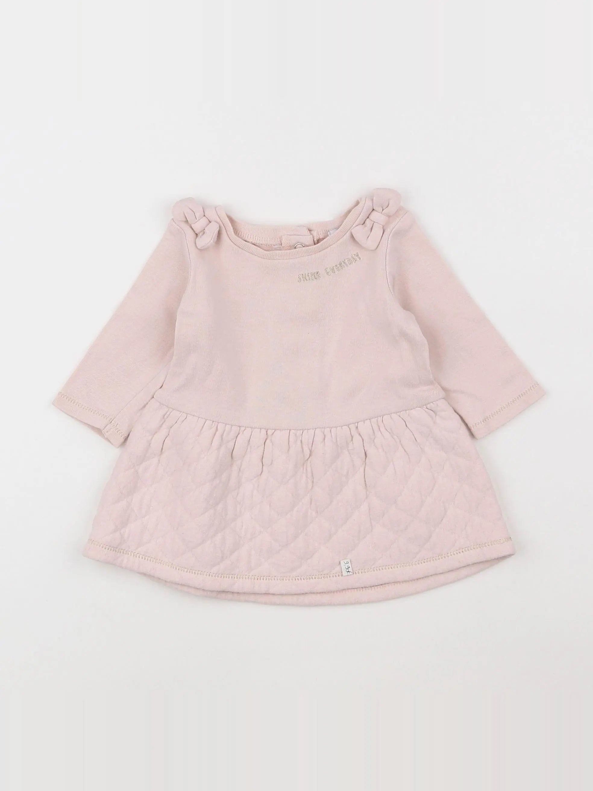 Vertbaudet - robe rose - 3 mois