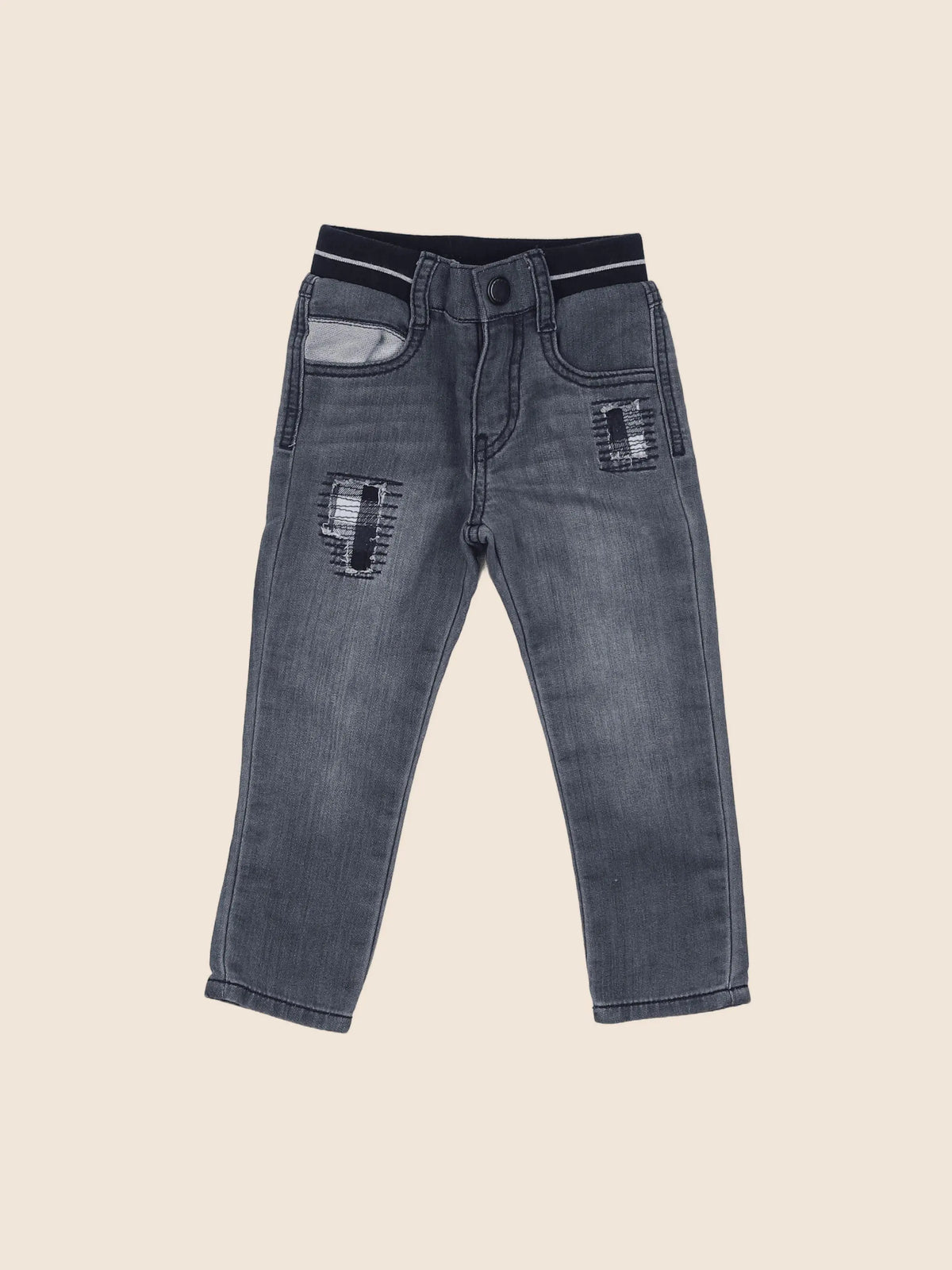 IKKS - jean gris - 18 mois