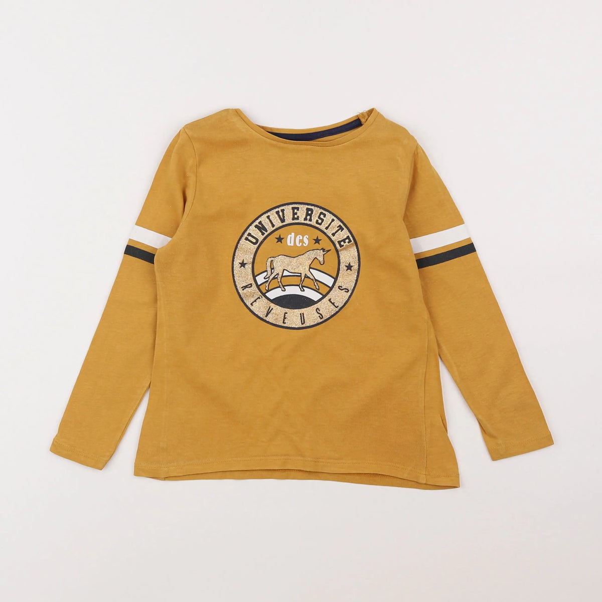 Vertbaudet - tee-shirt jaune - 5 ans