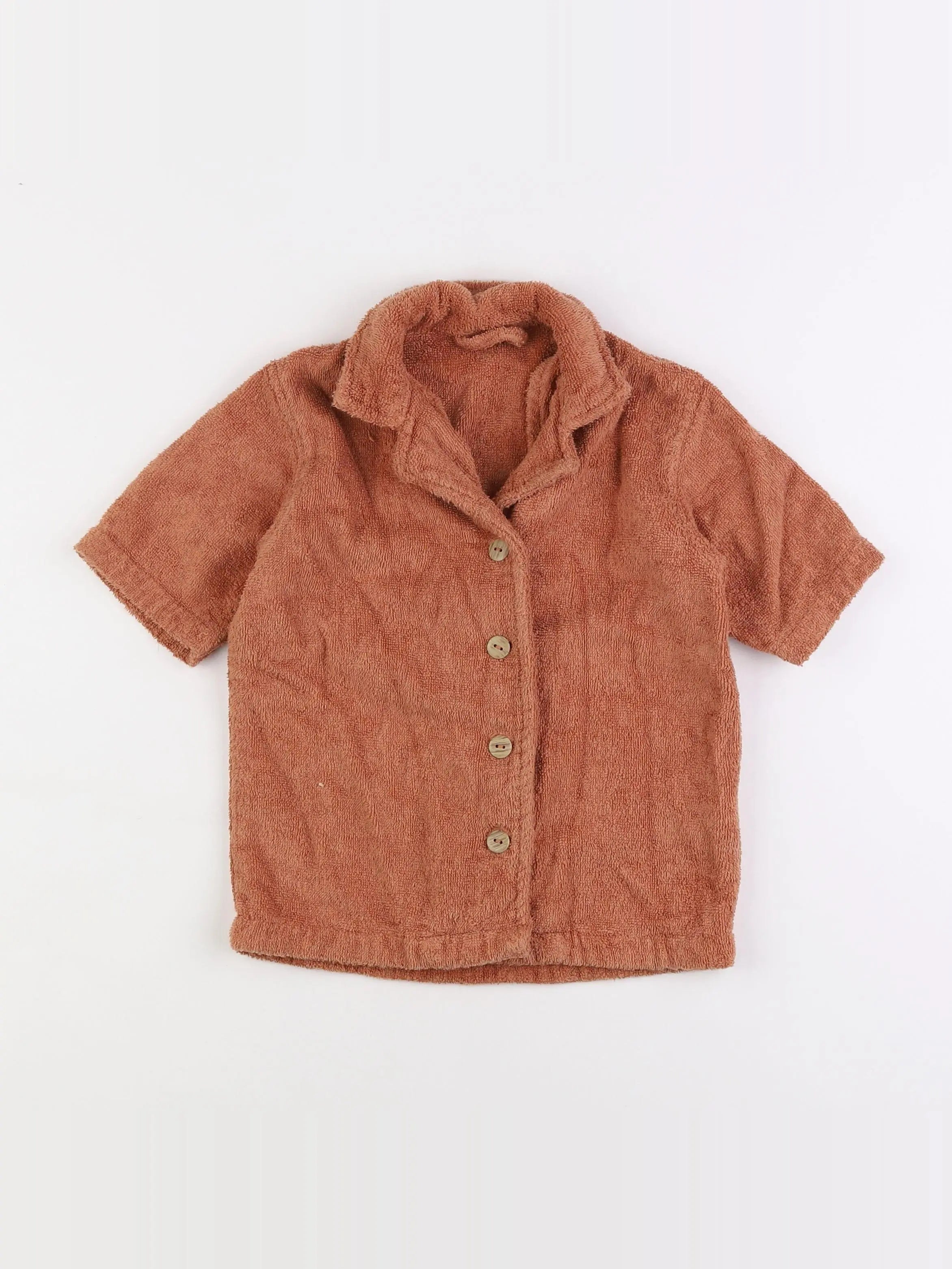 Vertbaudet - peignoir marron - 12/18 mois