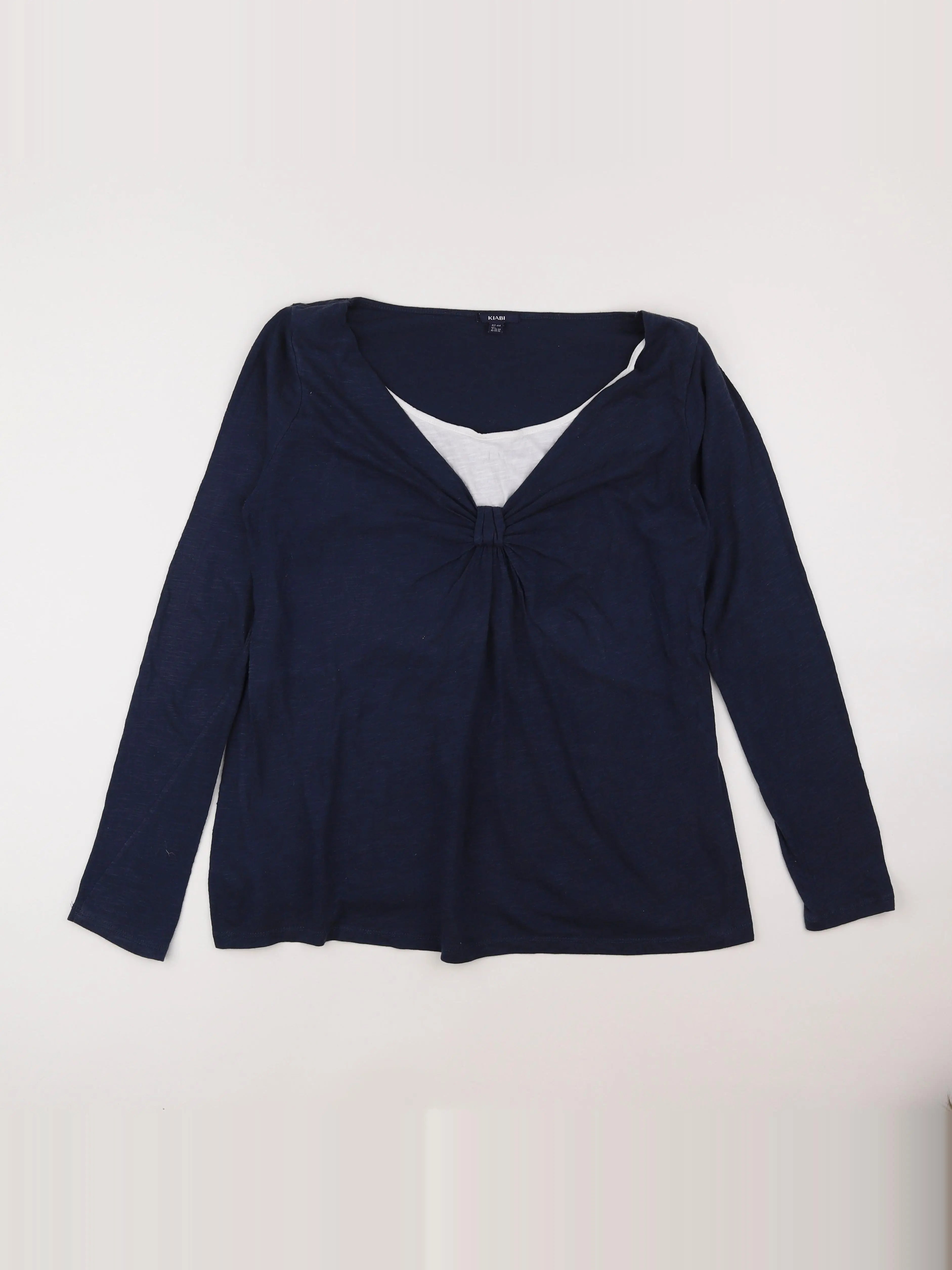 Kiabi - tee-shirt allaitement bleu - 42 à 44