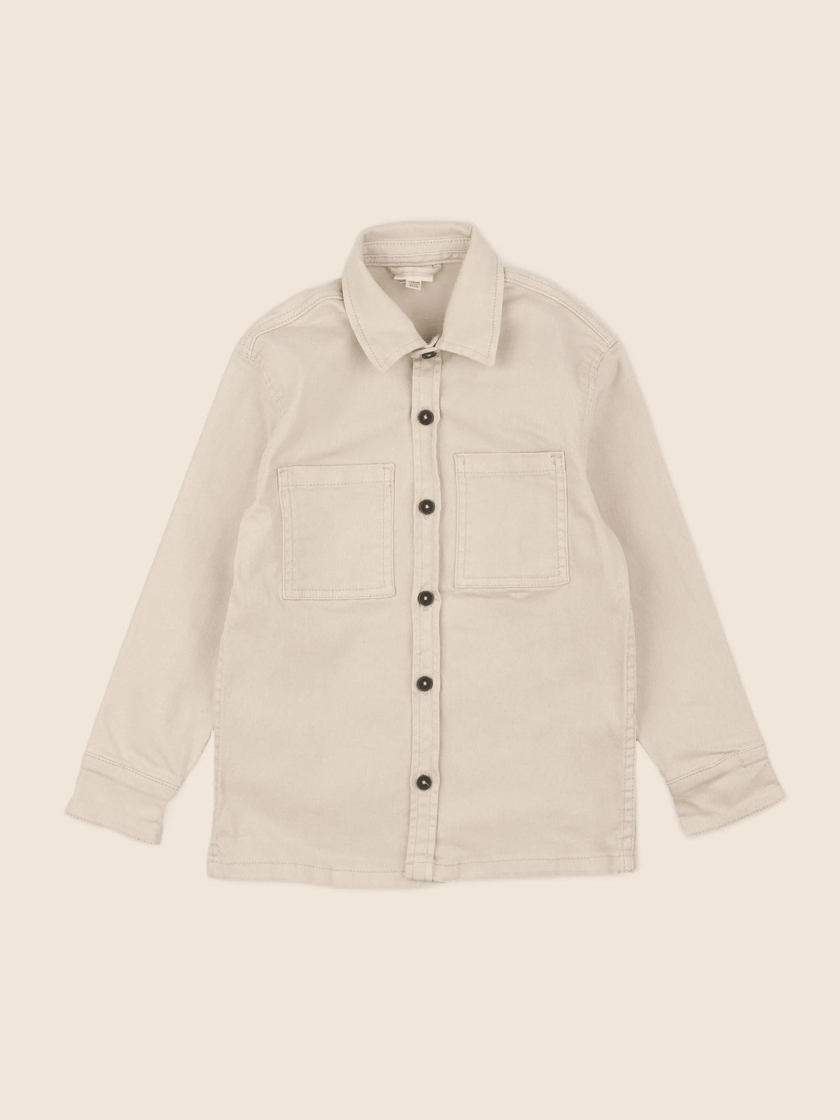 Vertbaudet - veste imprimé au dos beige - 8 ans