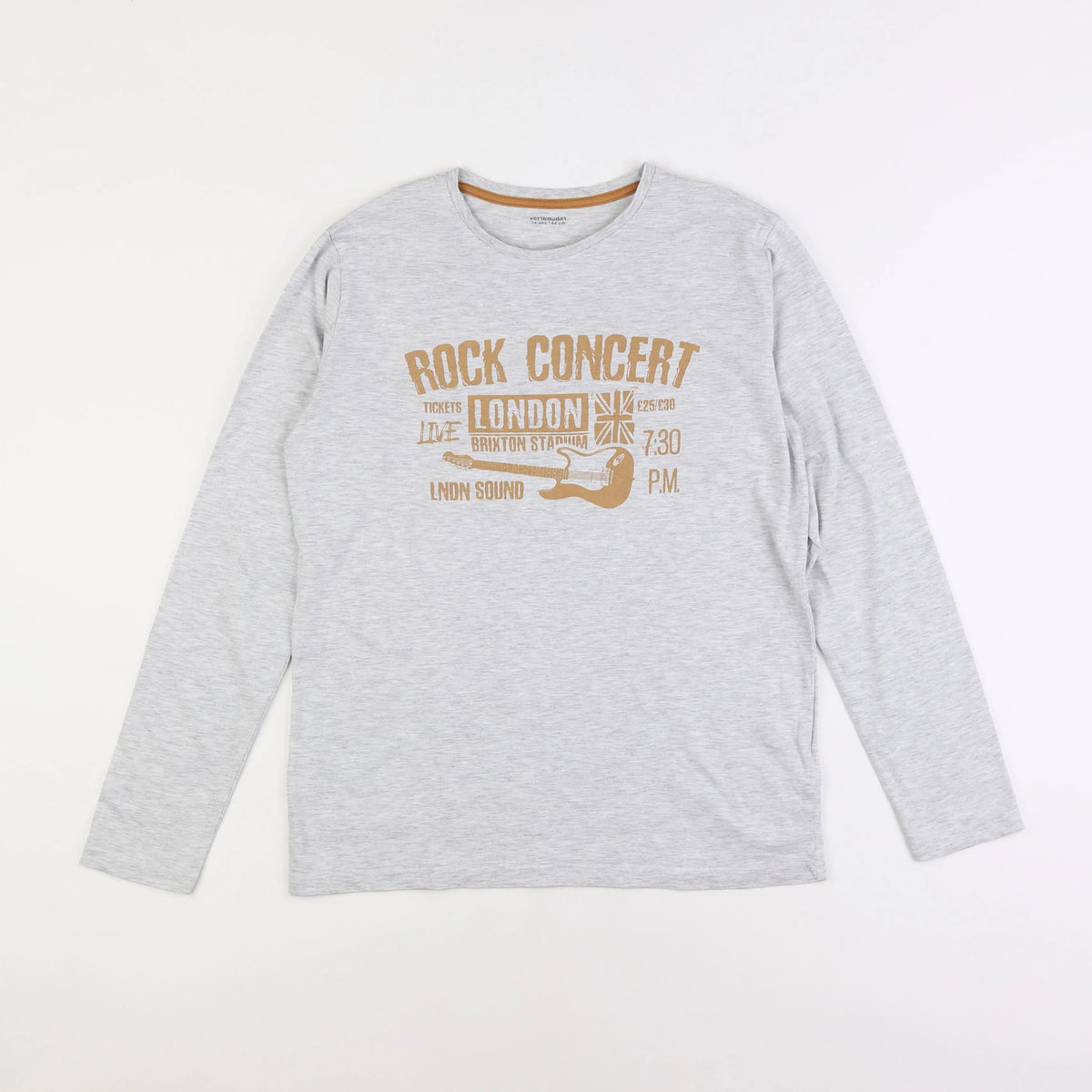 Vertbaudet - tee-shirt gris - 14 ans