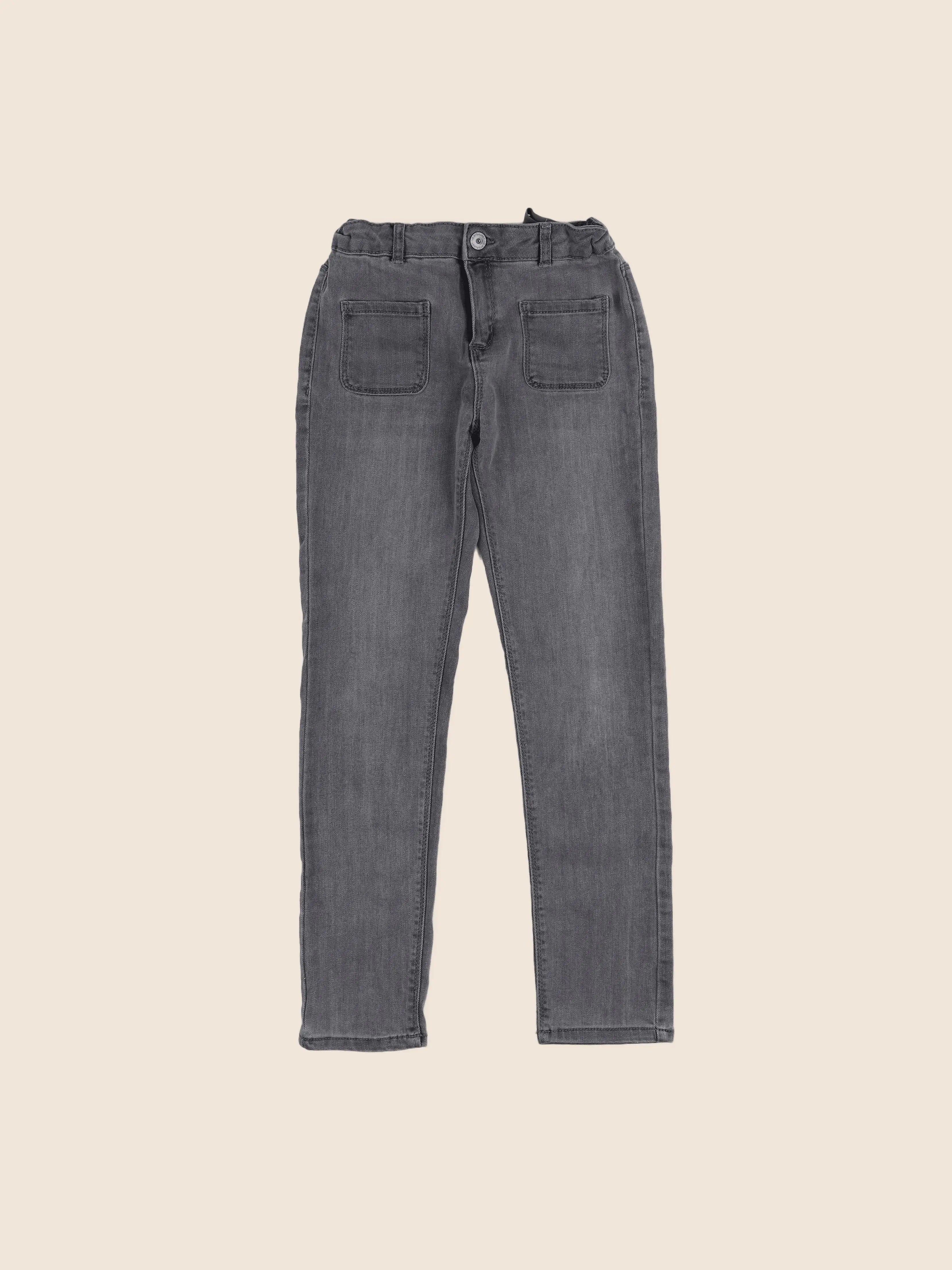 Vertbaudet - jean gris - 10 ans