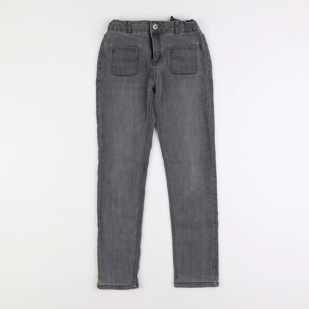 Vertbaudet - jean gris - 10 ans