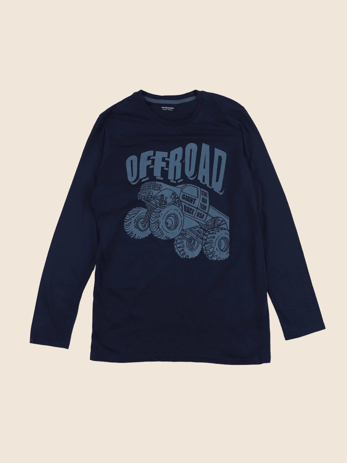 Vertbaudet - tee-shirt bleu - 14 ans