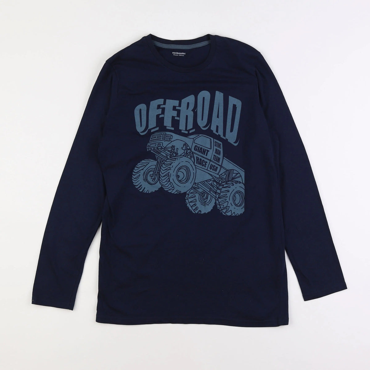 Vertbaudet - tee-shirt bleu - 14 ans