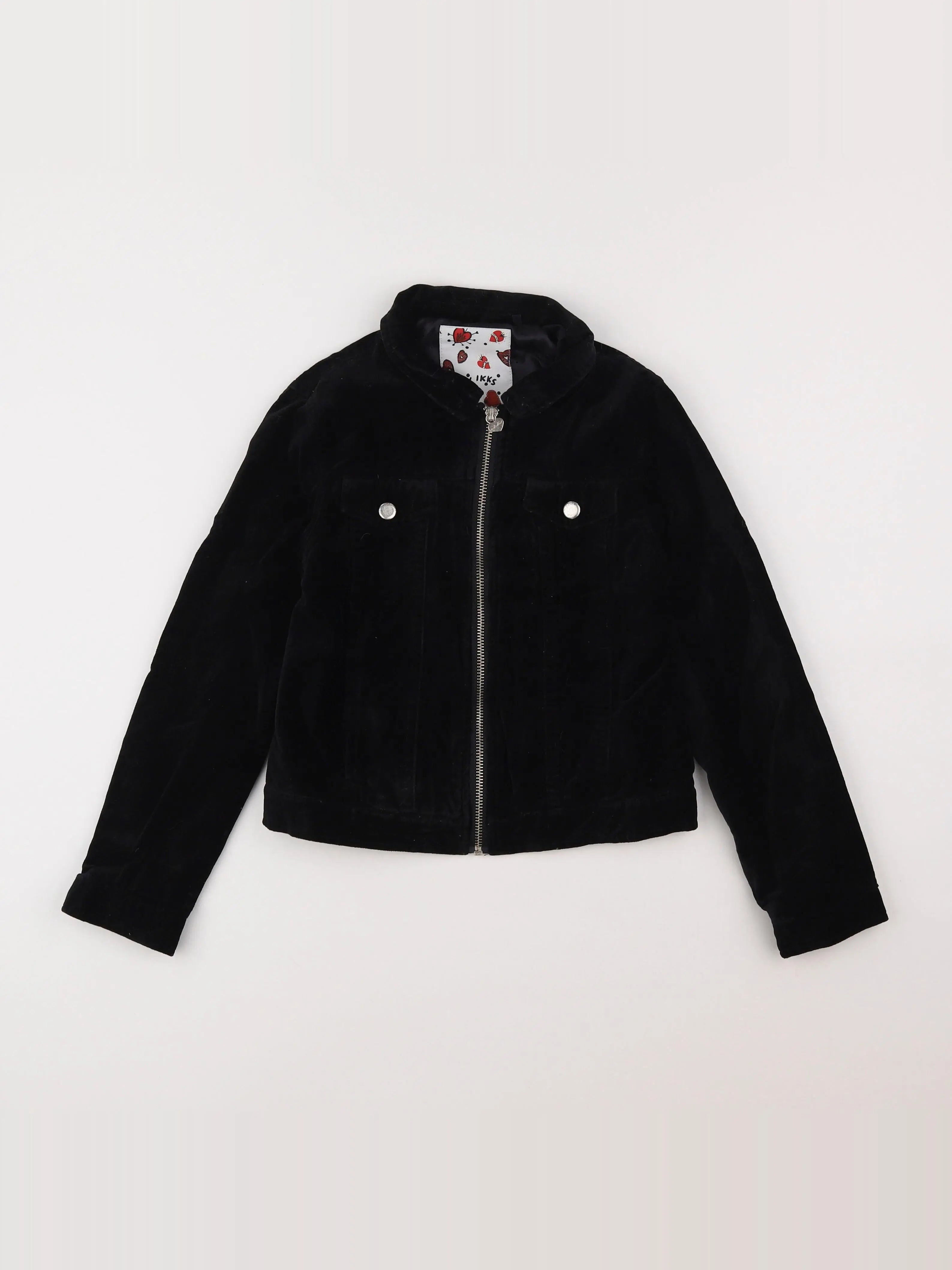 IKKS - veste noir - 10 ans