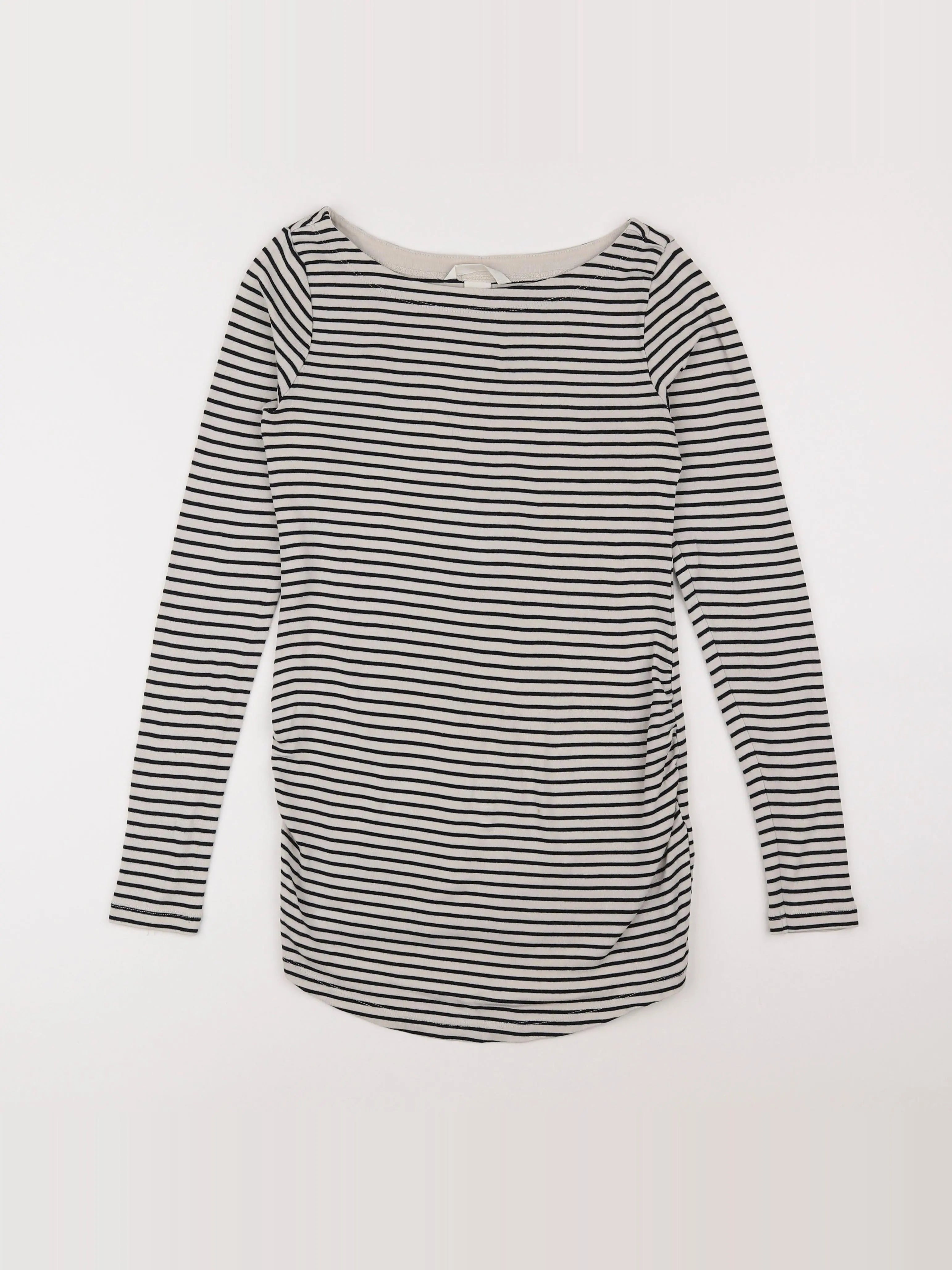 H&M - tee-shirt grossesse beige - 34 à 36